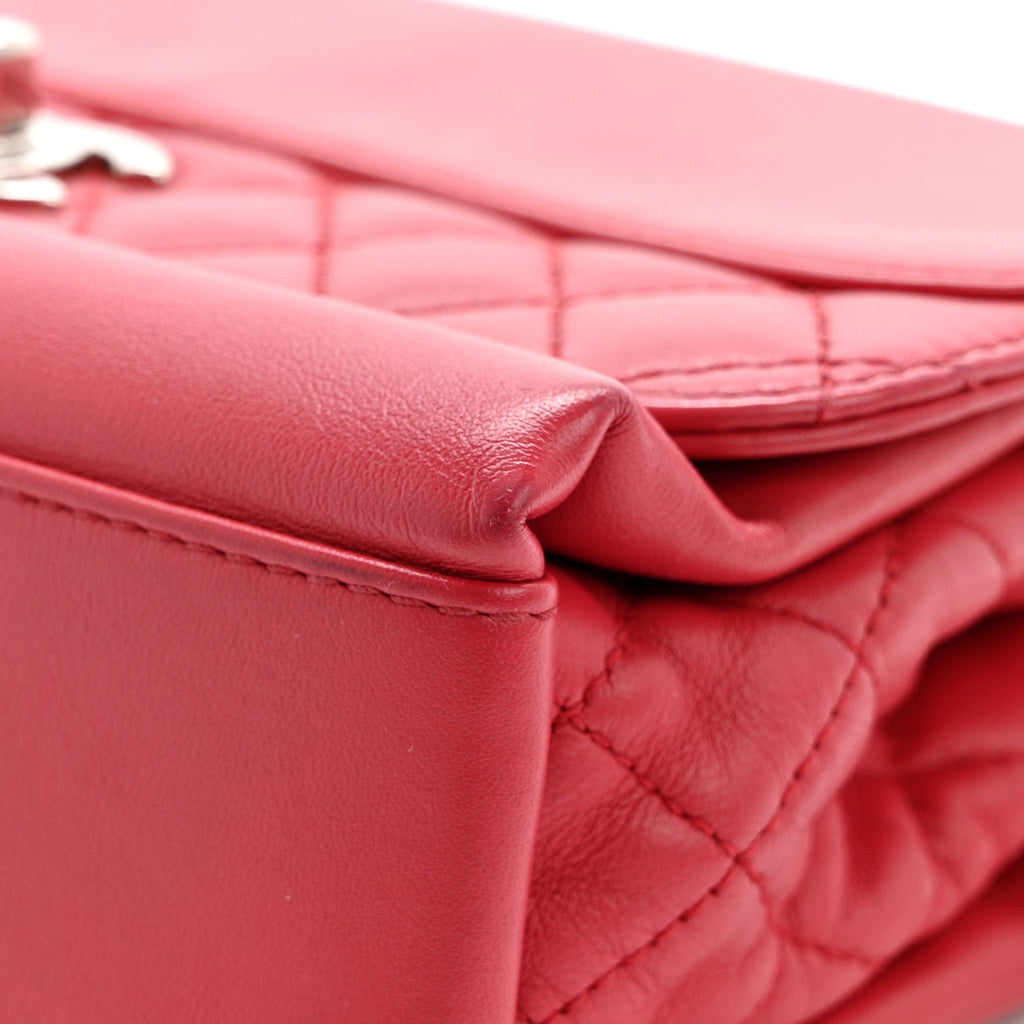 Calfskin Mini Tramezzo Flap Red