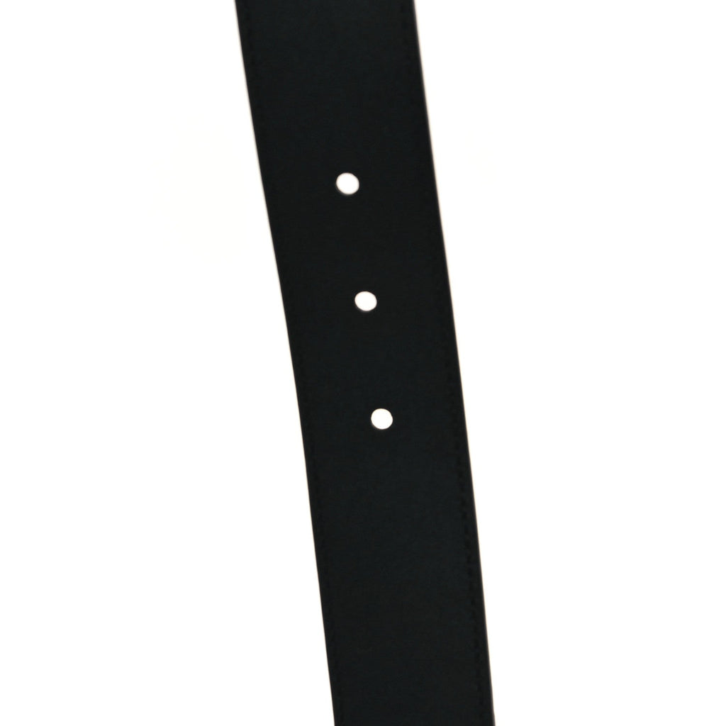 Ciny Calfskin Lux Snakeskin Torchon 35mm Belt 95 38 Black