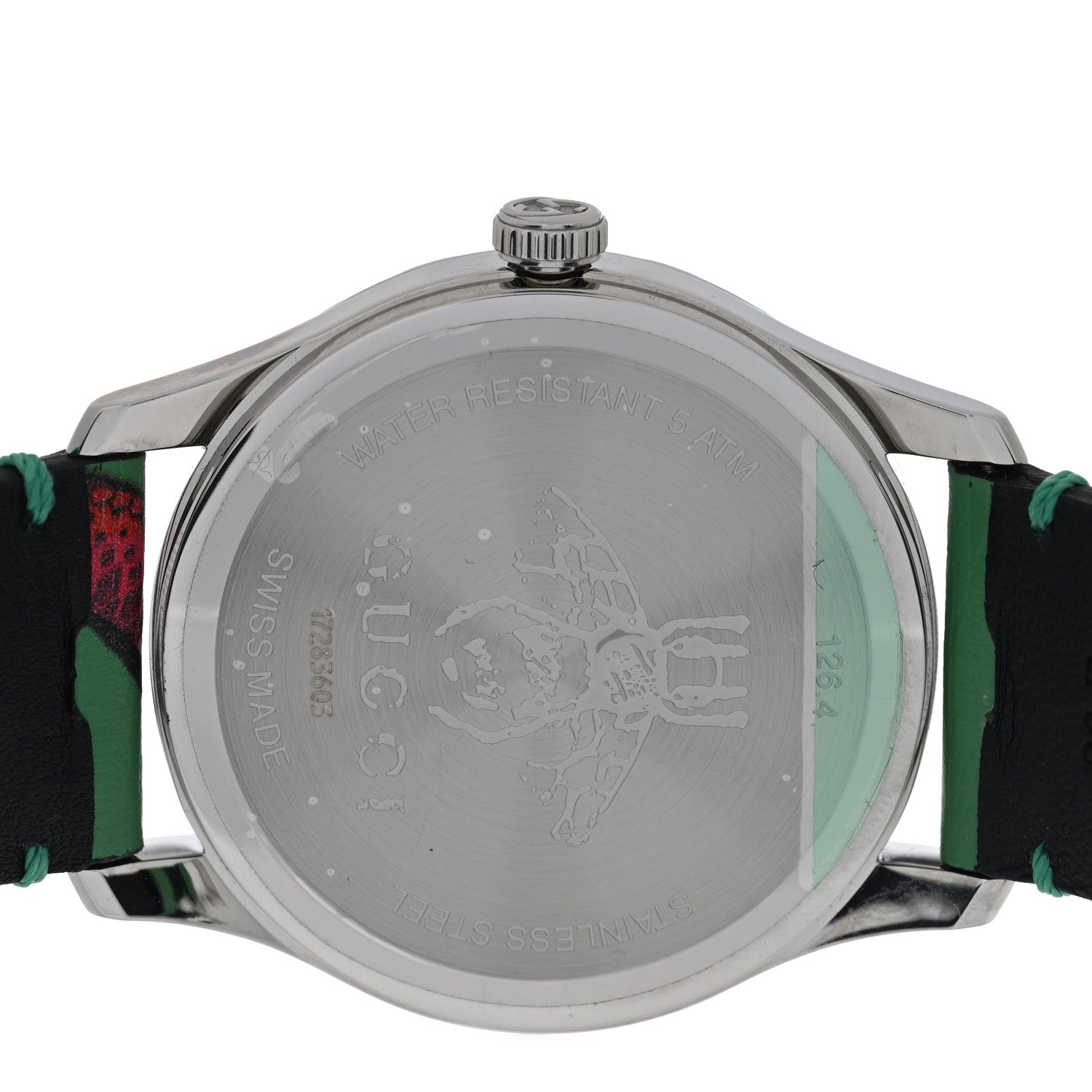 Stainless Steel Calfskin 38mm Le Marche Des Merveilles Snake Quartz Watch Green