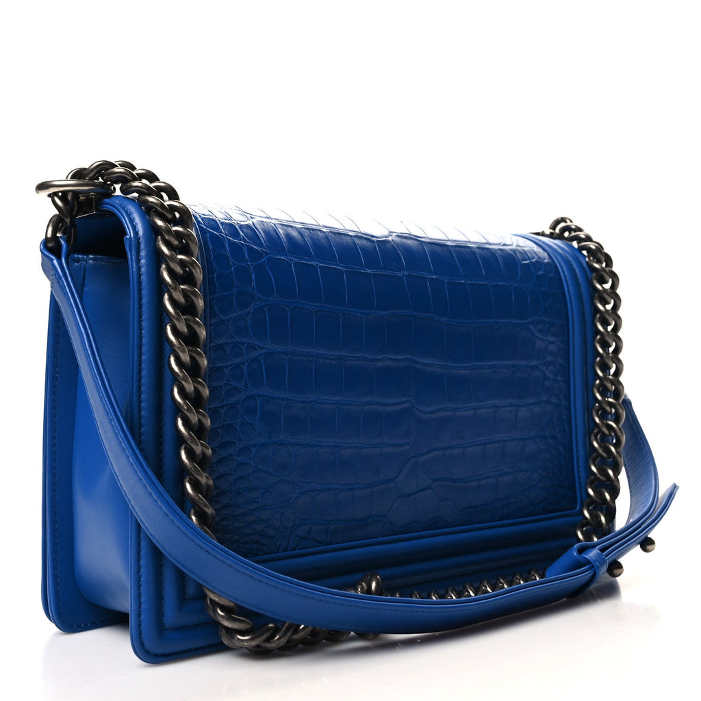 Alligator New Medium Boy Flap Blue