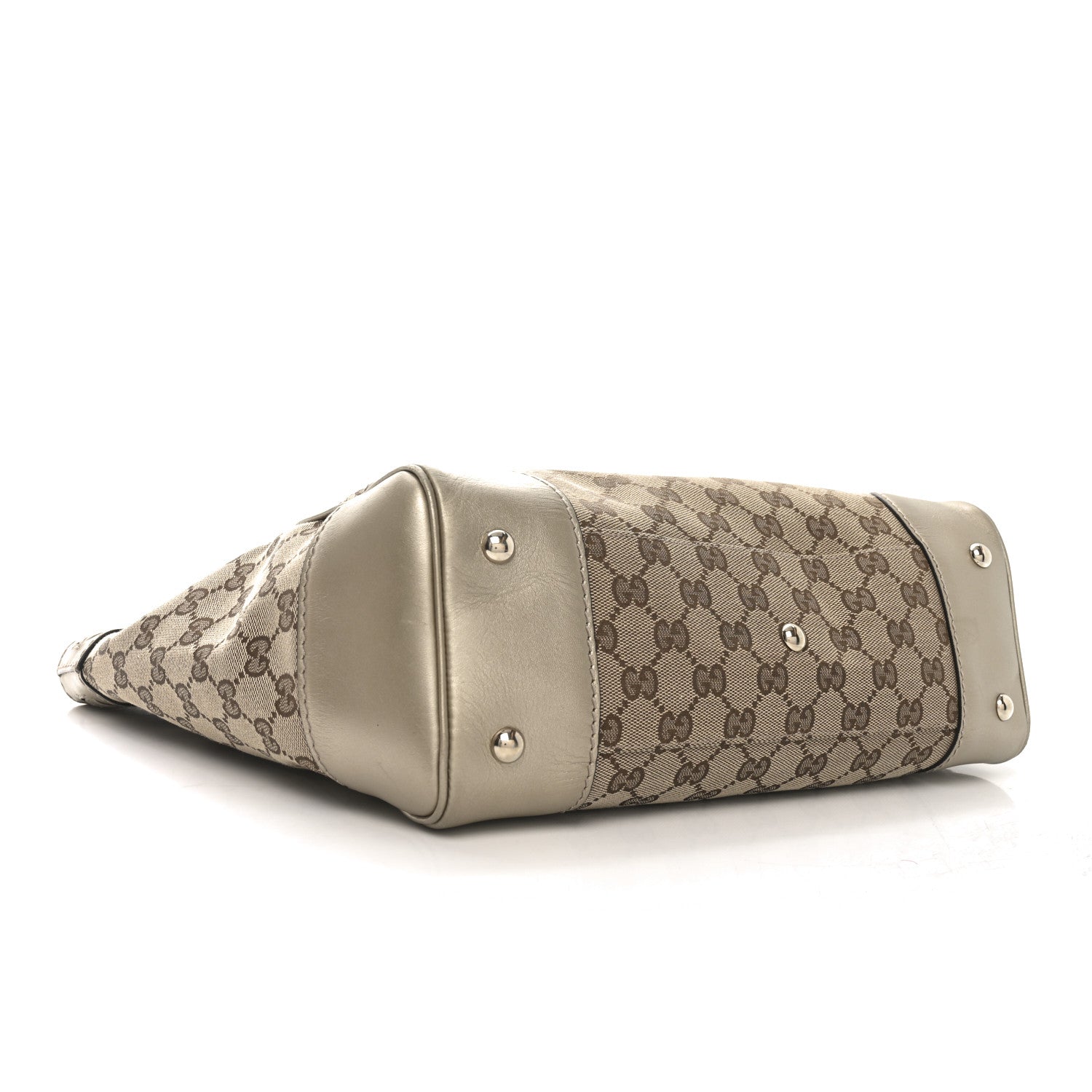 Monogram Web Medium Mayfair Tote Gold