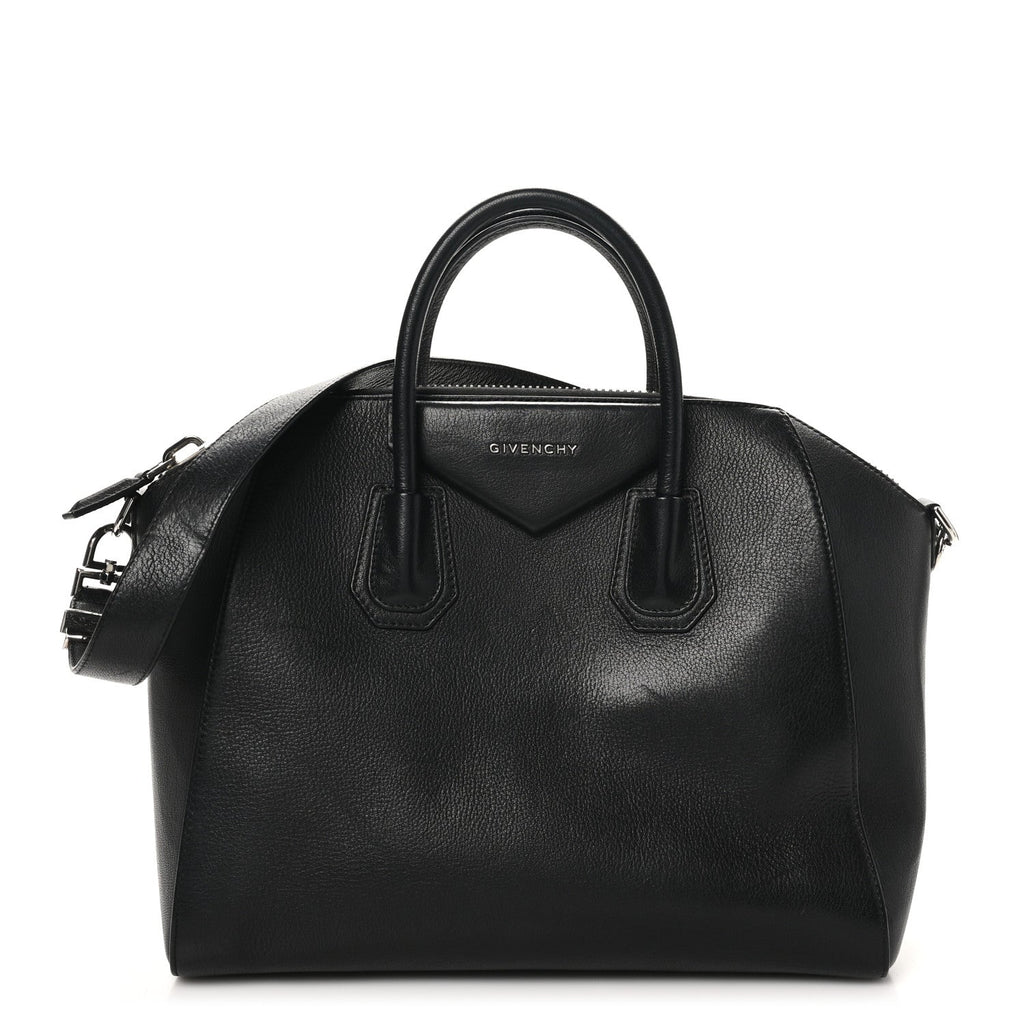 Sugar Goatskin Medium Antigona Black
