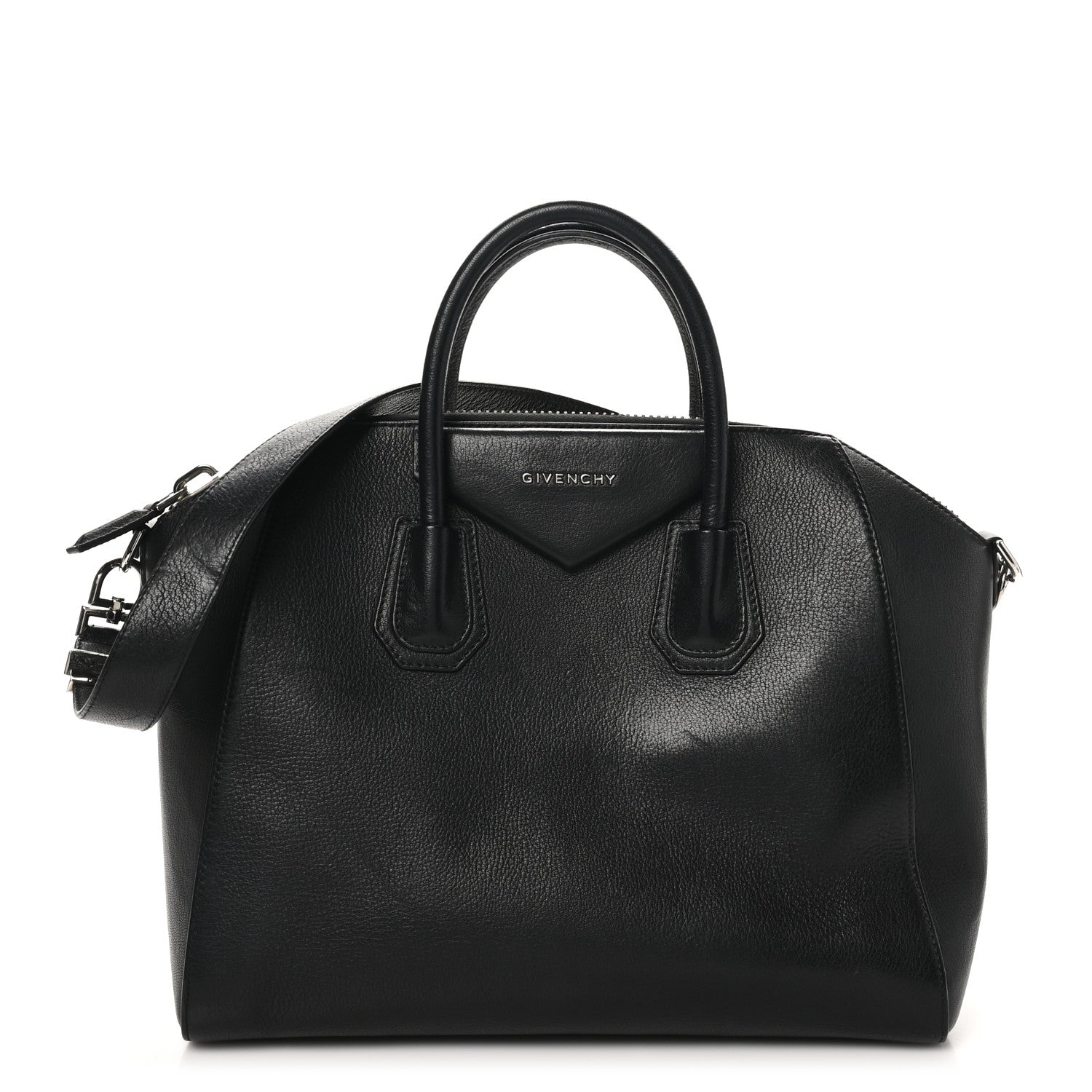 Sugar Goatskin Medium Antigona Black