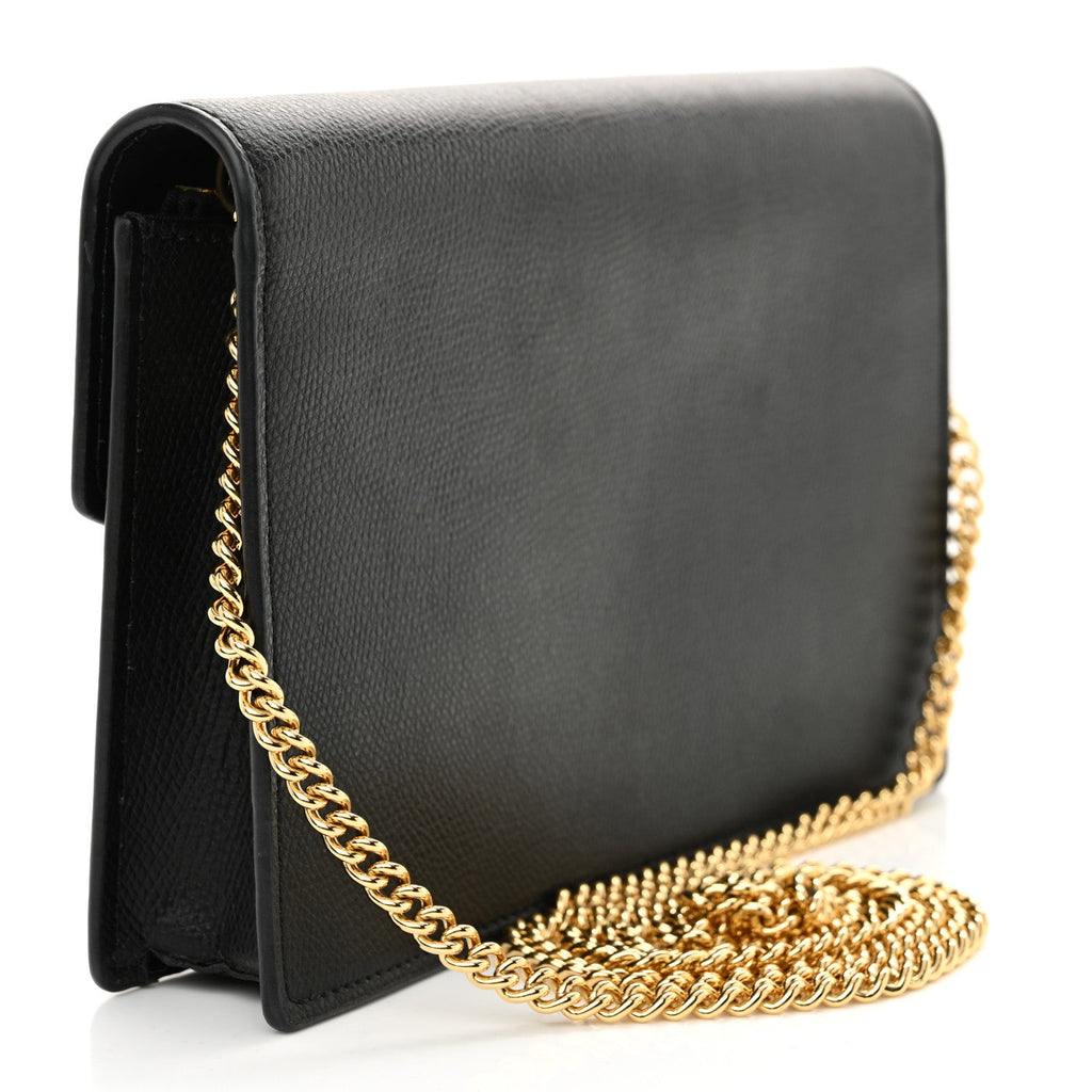 Vitello Cruise F is Fendi Medium Envelope Wallet on Chain Black