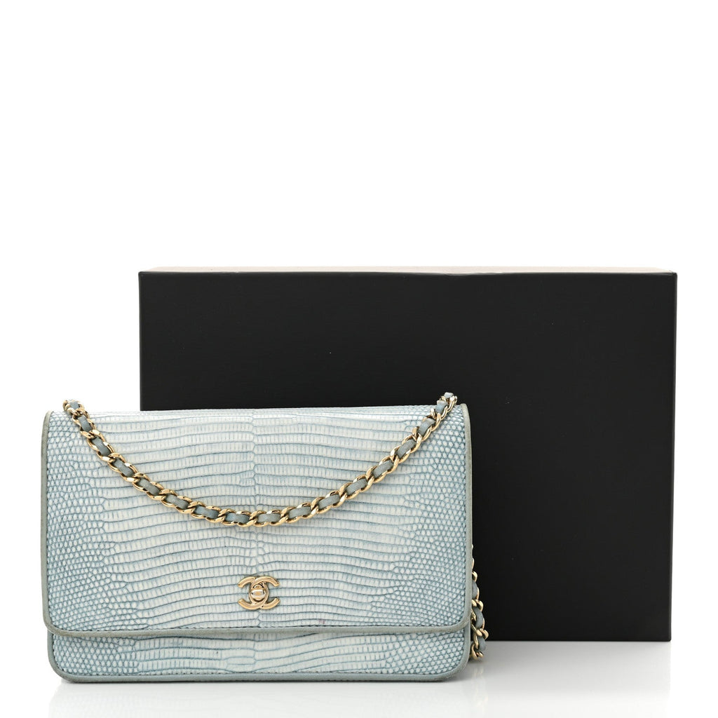 Lizard Wallet on Chain WOC Light Grey