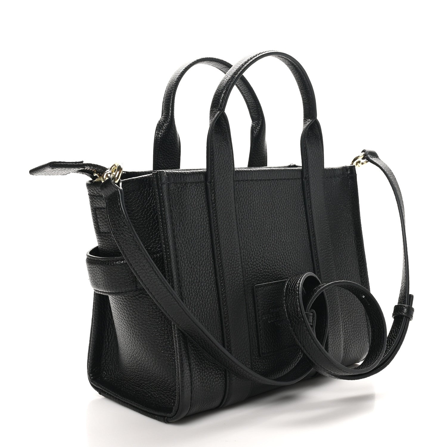 Grained Calfskin Small The Tote Bag Black