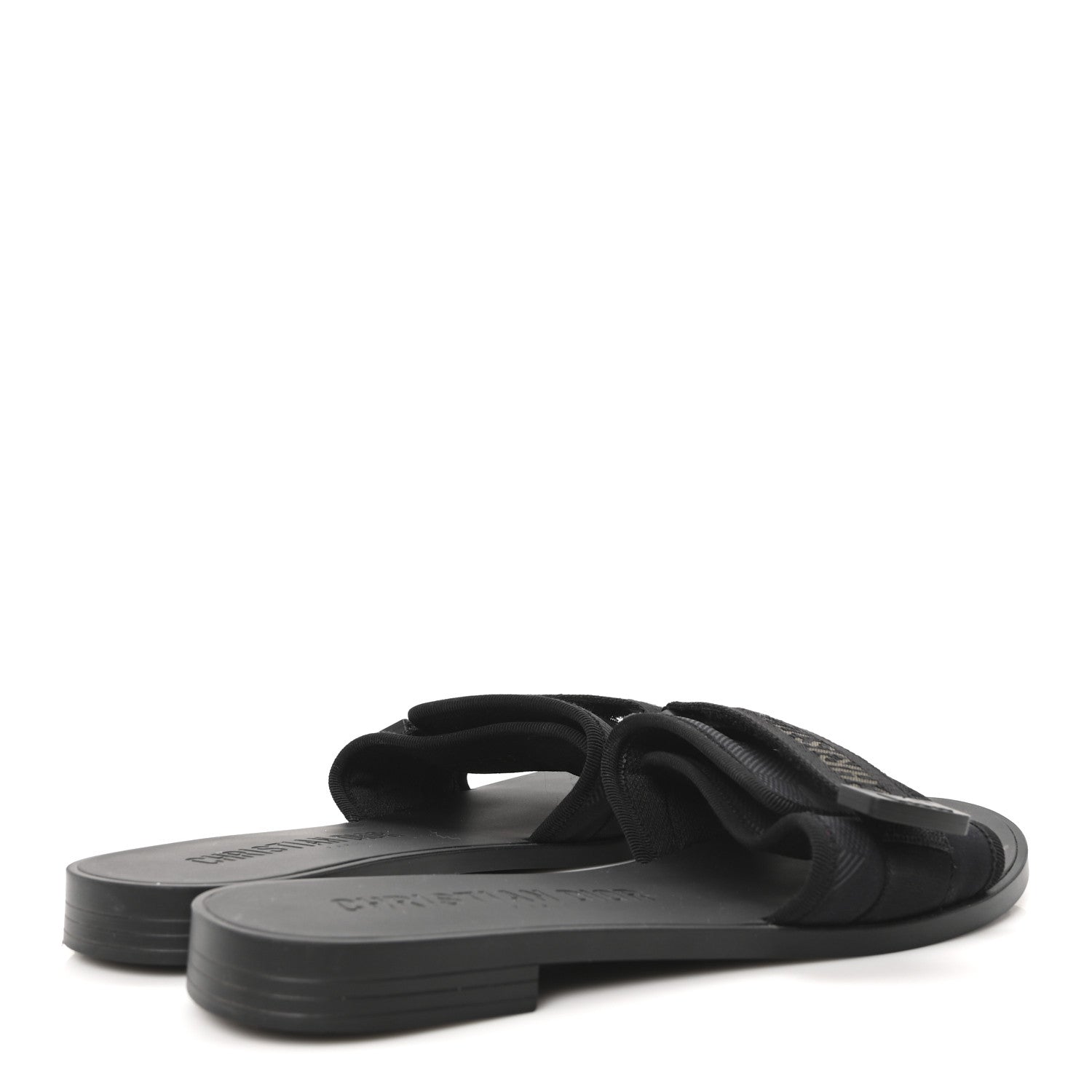 Technical Stretch Fabric Camouflage Dio(r)evolution Slide Sandals 39 Black Military