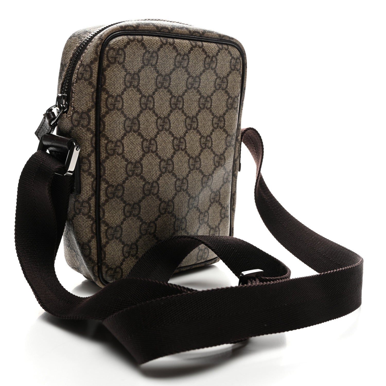 GG Plus Monogram Messenger Bag Ebony