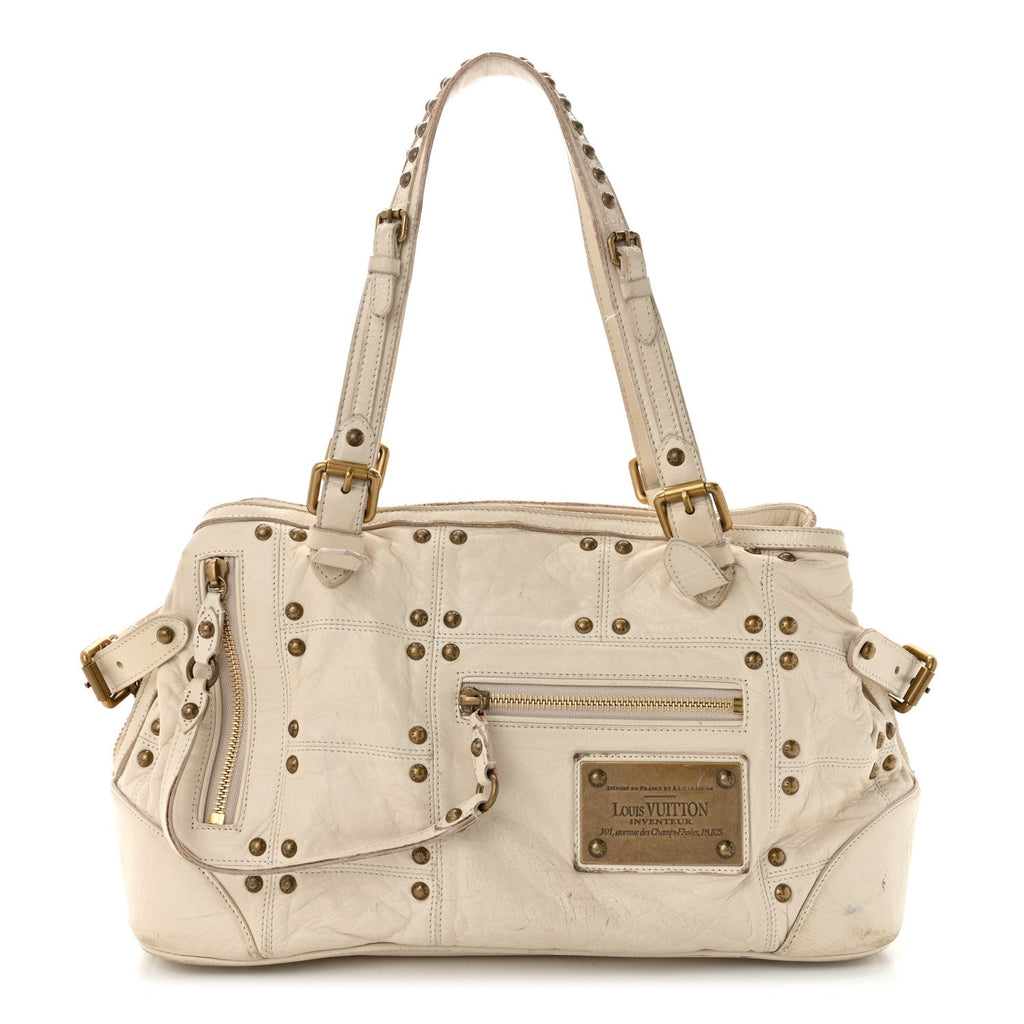 Lambskin Riveting White