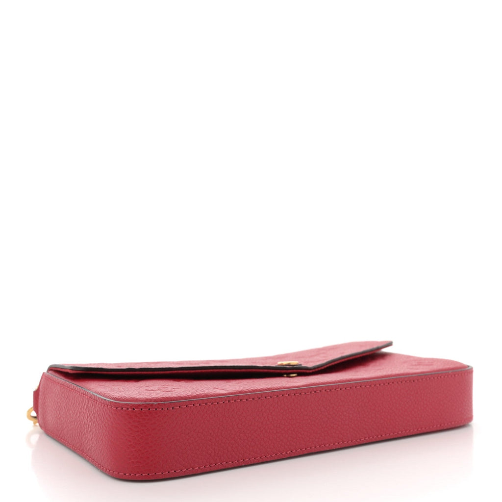 Empreinte Pochette Felicie Chain Wallet Scarlet