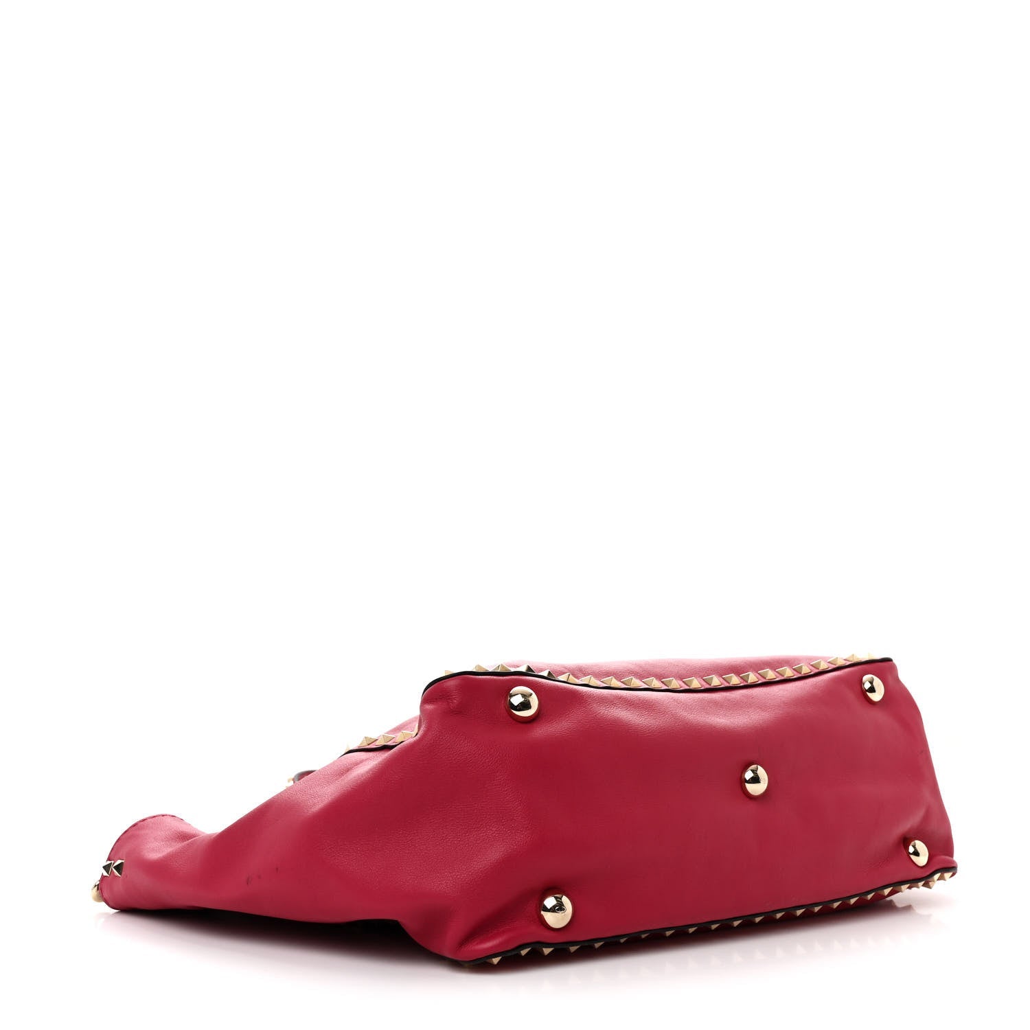 Vitello Medium Rockstud Tote Cyclamin