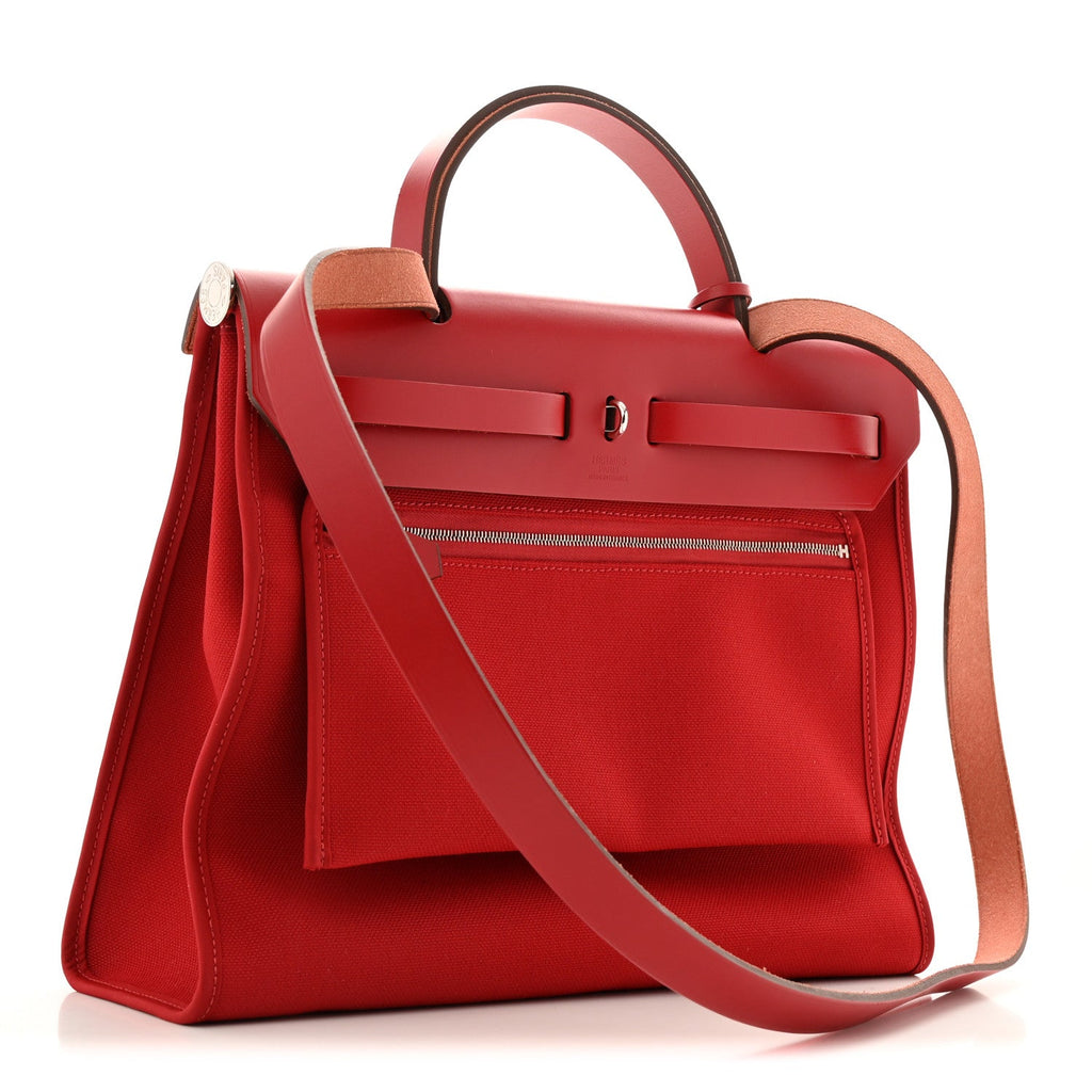 Military Toile Vache Hunter Herbag Zip PM 31 Rouge Piment