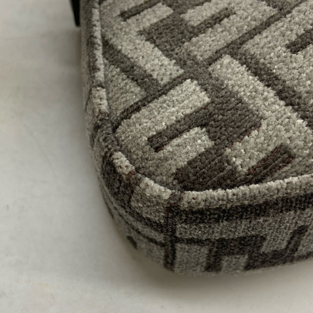 Fendi O'Lock Swing FF Logo Chenille Shoulder Bag