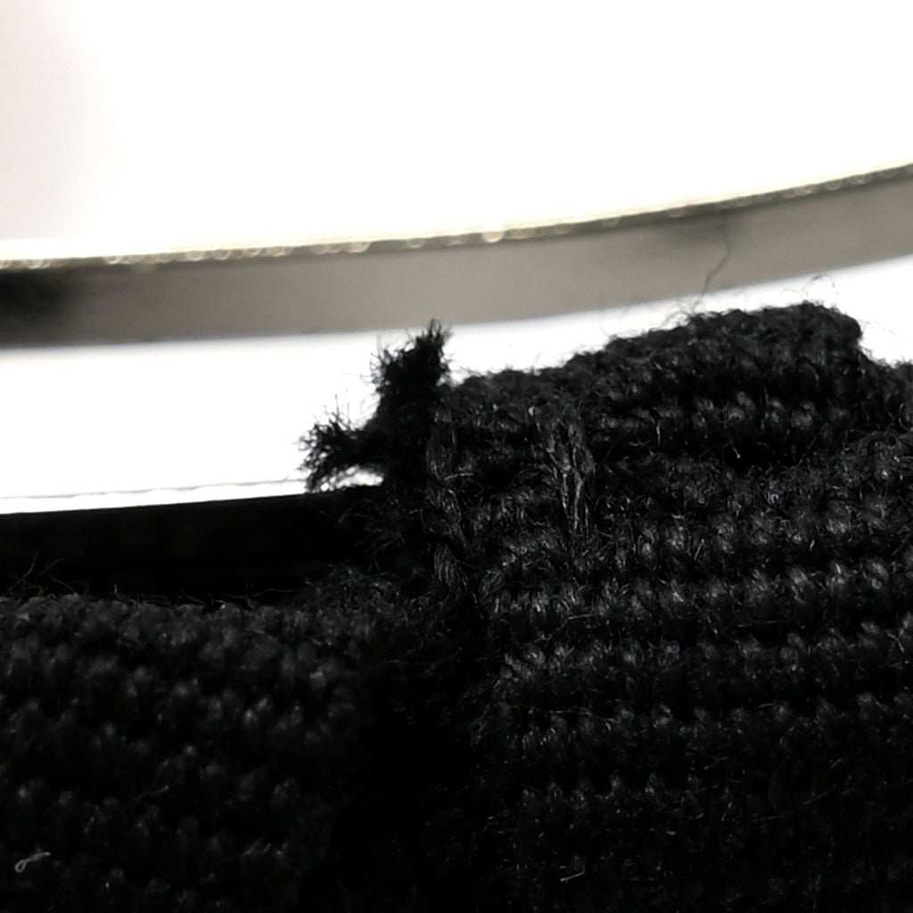 Grosgrain Bow CC Hair Clip Black