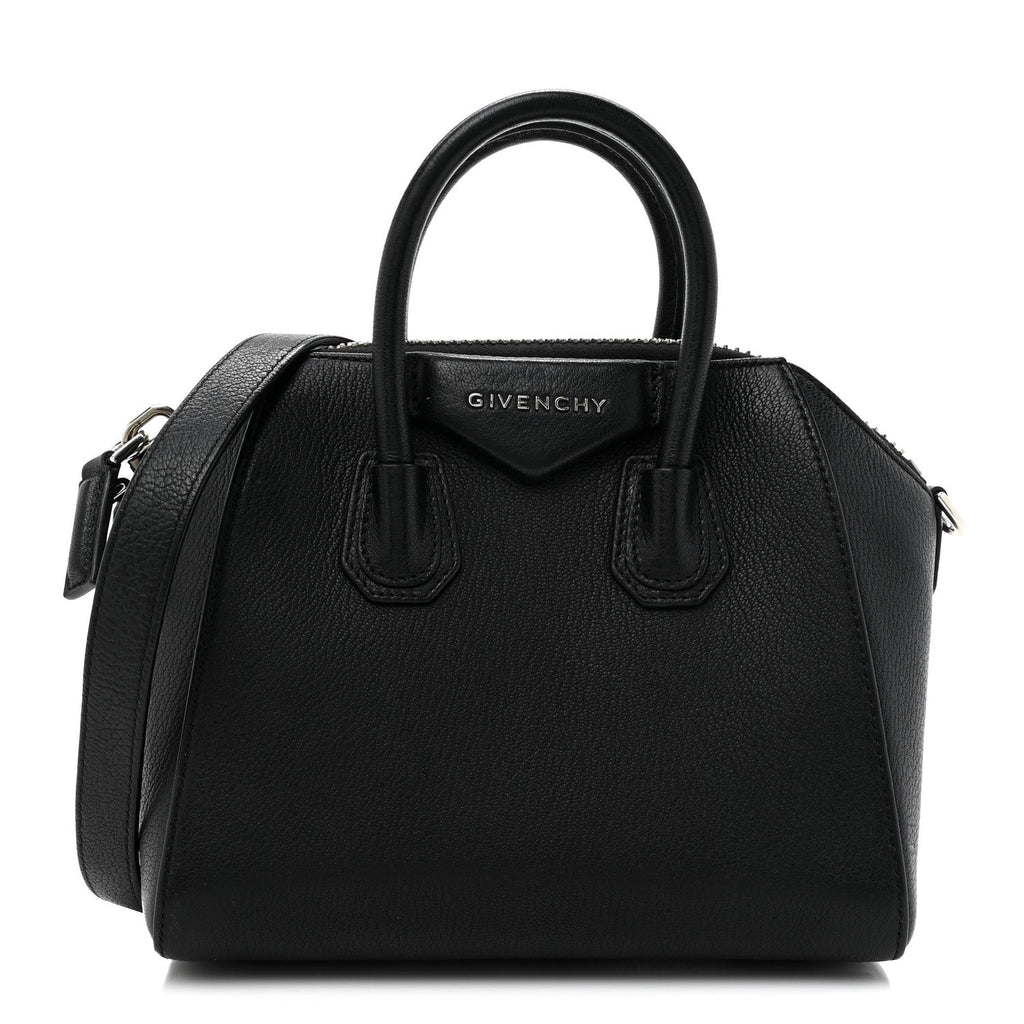 Sugar Goatskin Mini Antigona Black