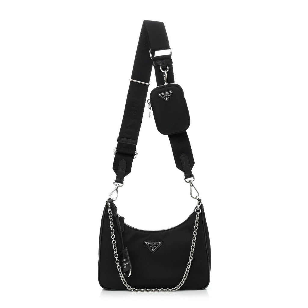 Nylon Re-Edition 2005 Shoulder Bag Black