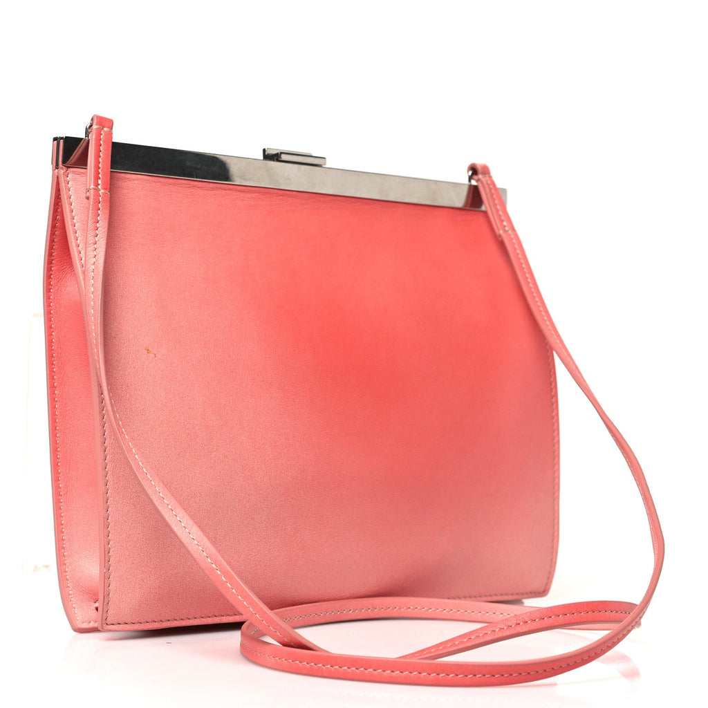 Smooth Calfskin Mini Clasp Bag Pink