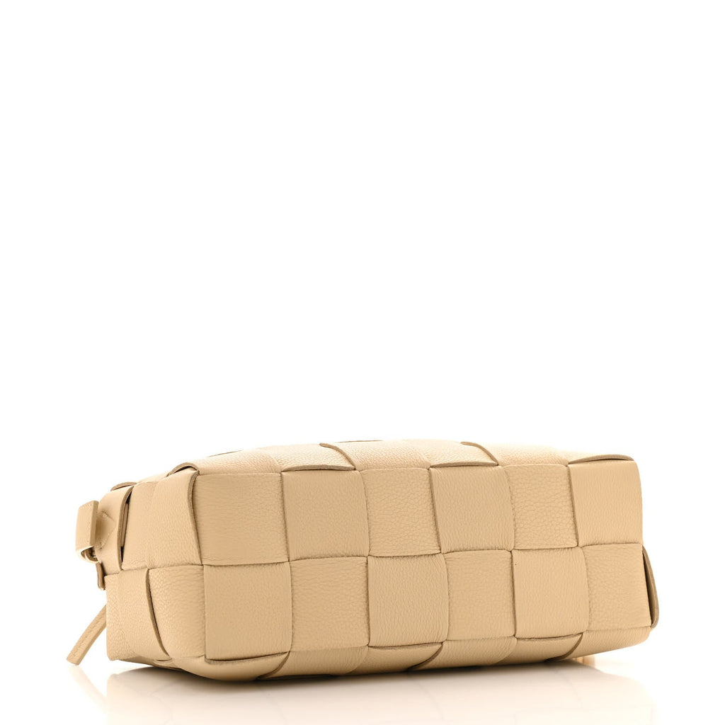 Calfskin Maxi Intrecciato Brick Cassette Bag Porridge