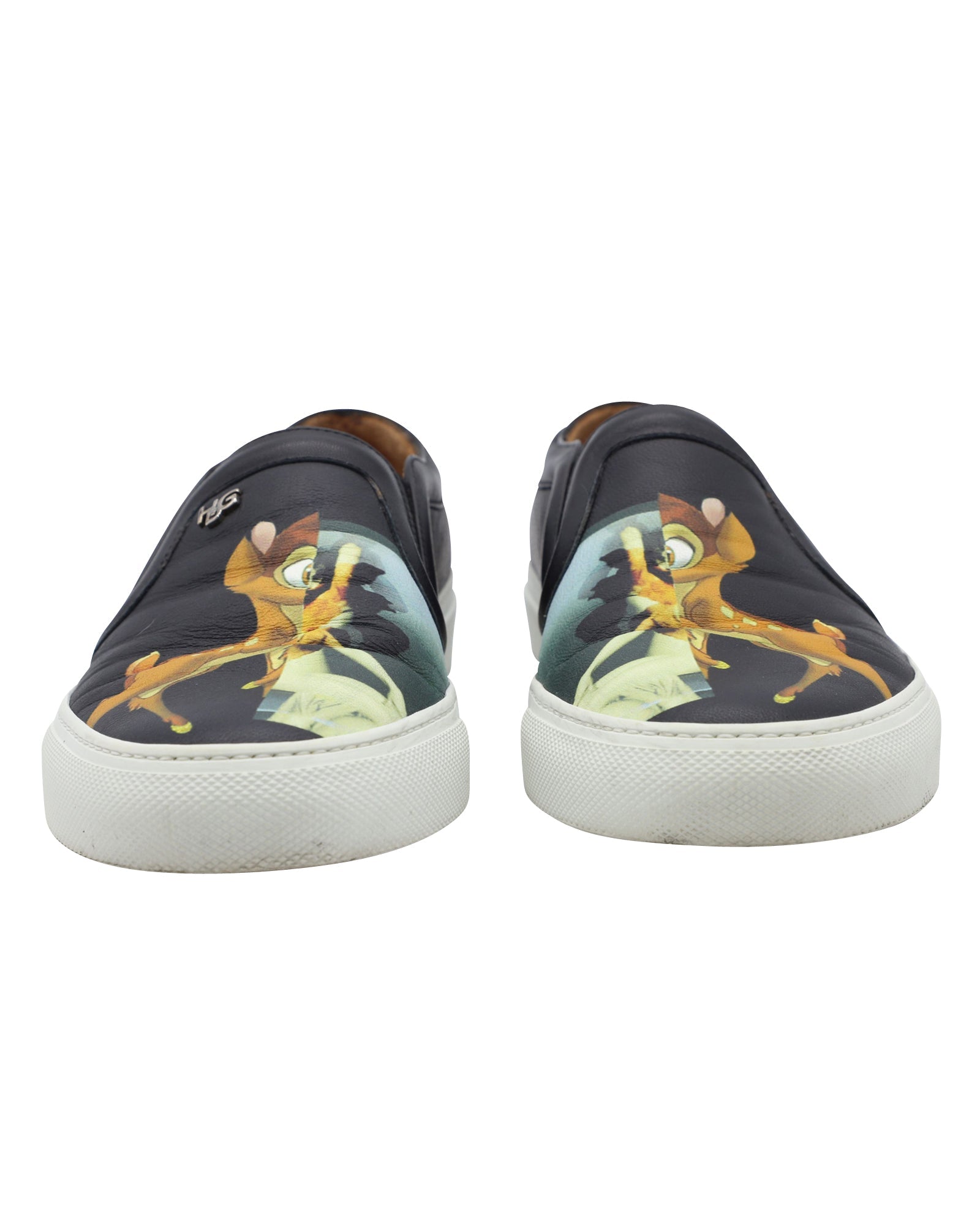 Givenchy Bambi Skate Sneakers in Black Leather