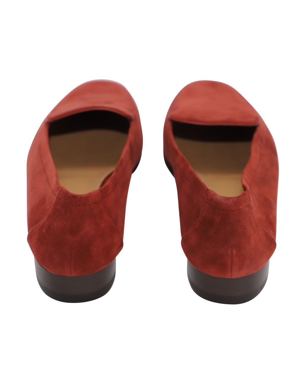 Women's The Row Adam Loafer in Dark Vermillion Suede