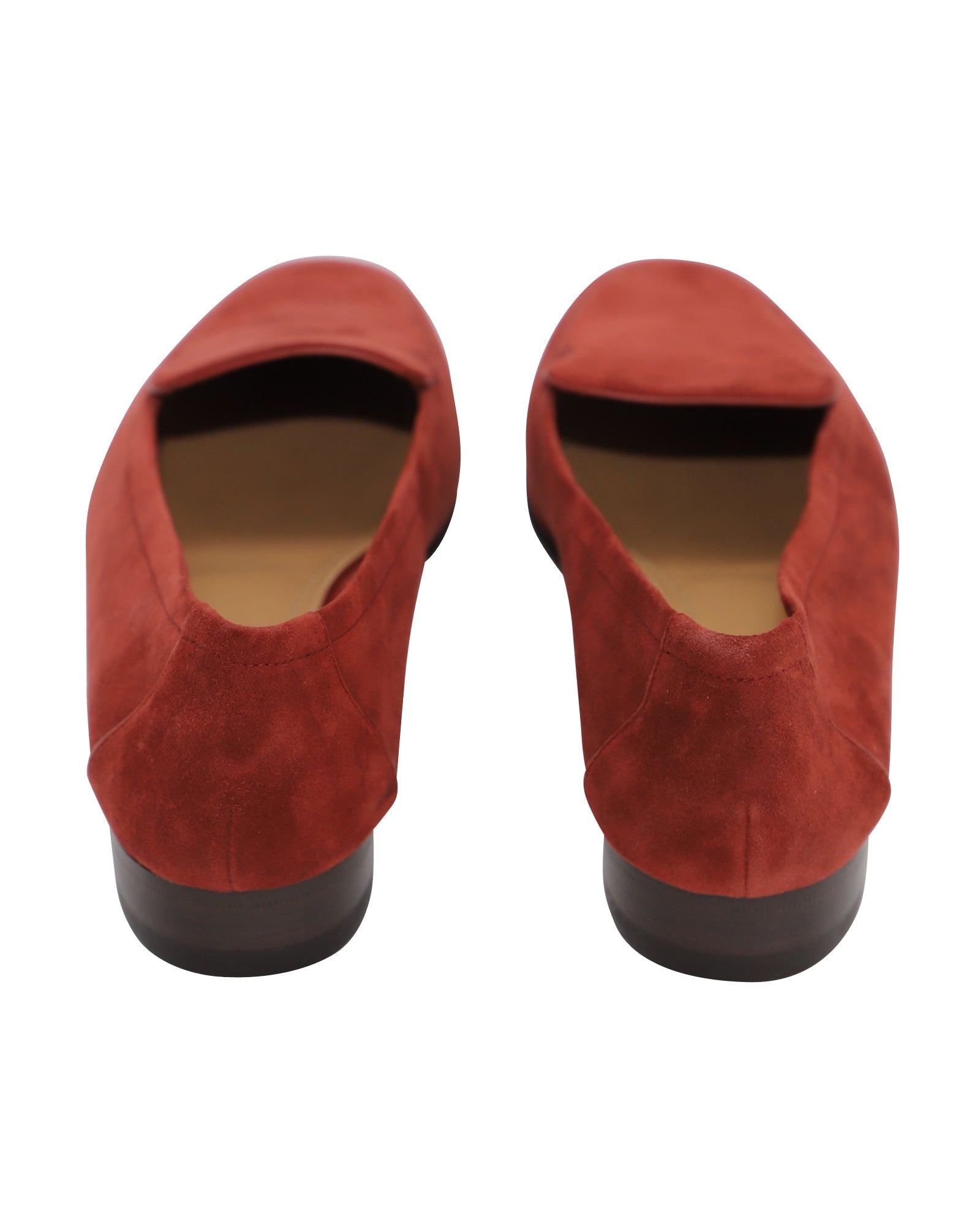 Women's The Row Adam Loafer in Dark Vermillion Suede