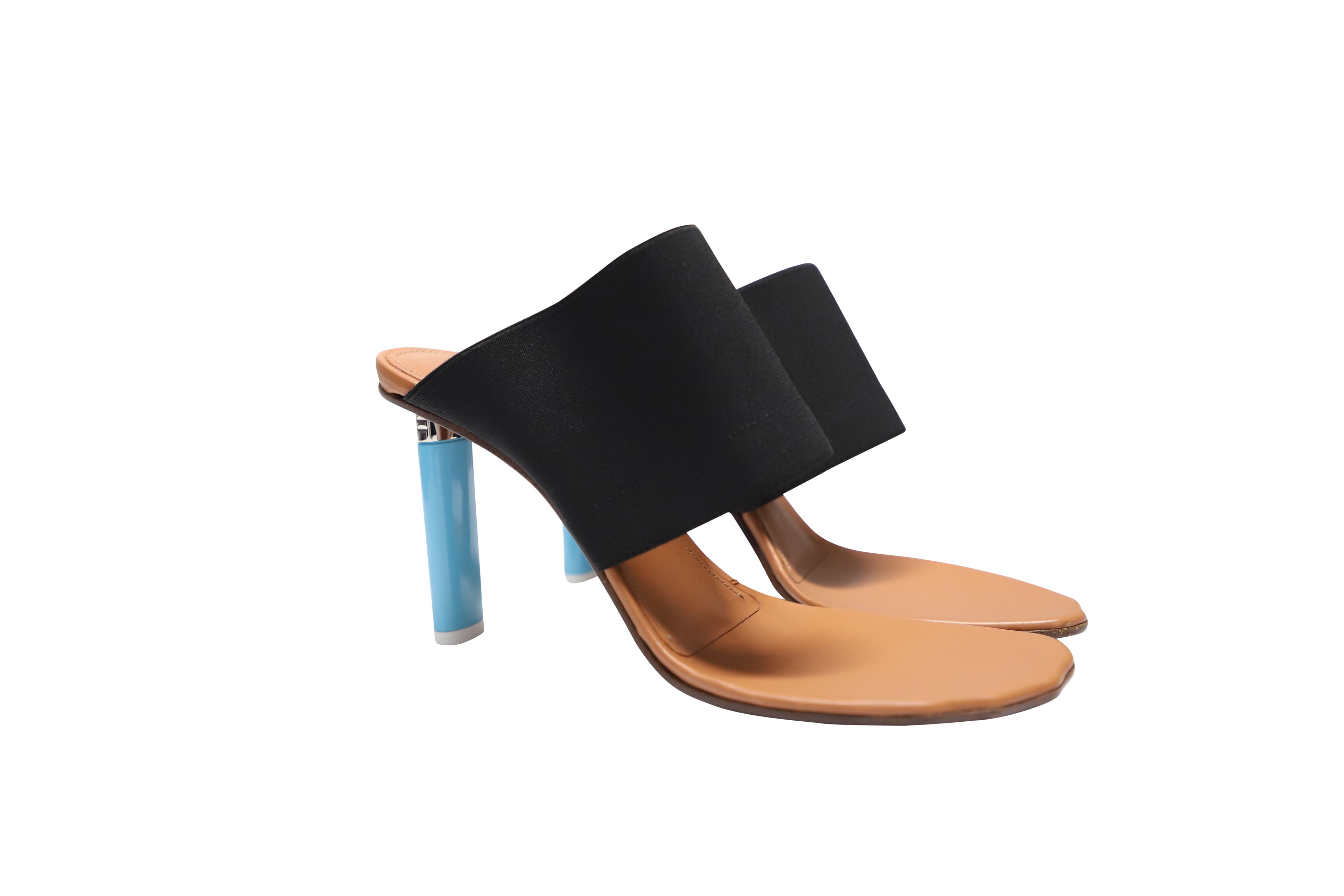 Vetements Lighter-heel Mules in Black Stretch-canvas