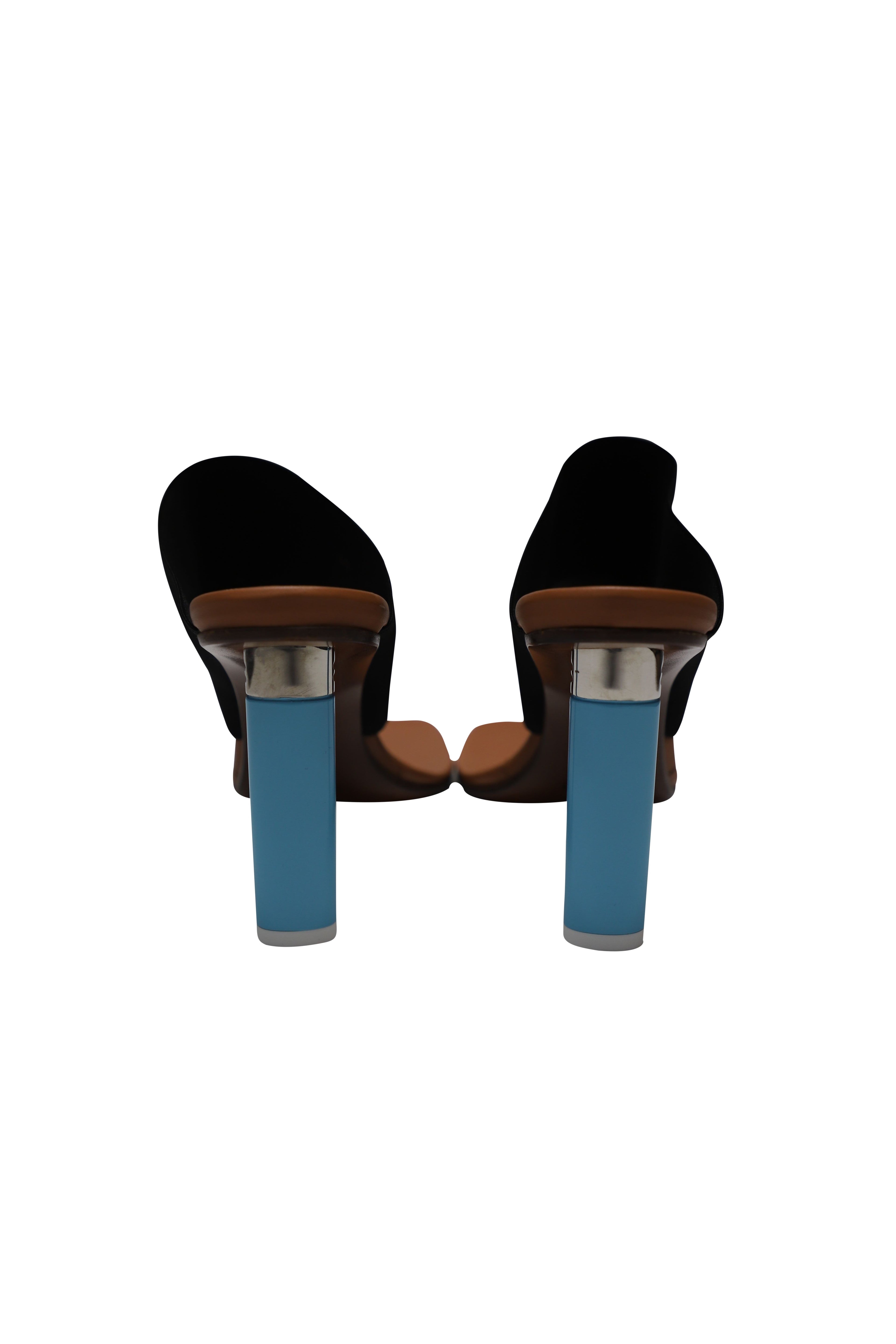 Vetements Lighter-heel Mules in Black Stretch-canvas