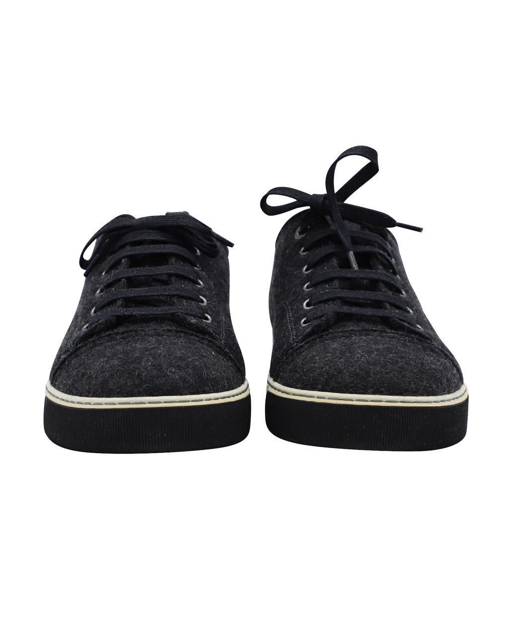 Men's Lanvin DDB1 Sneakers in Black Wool