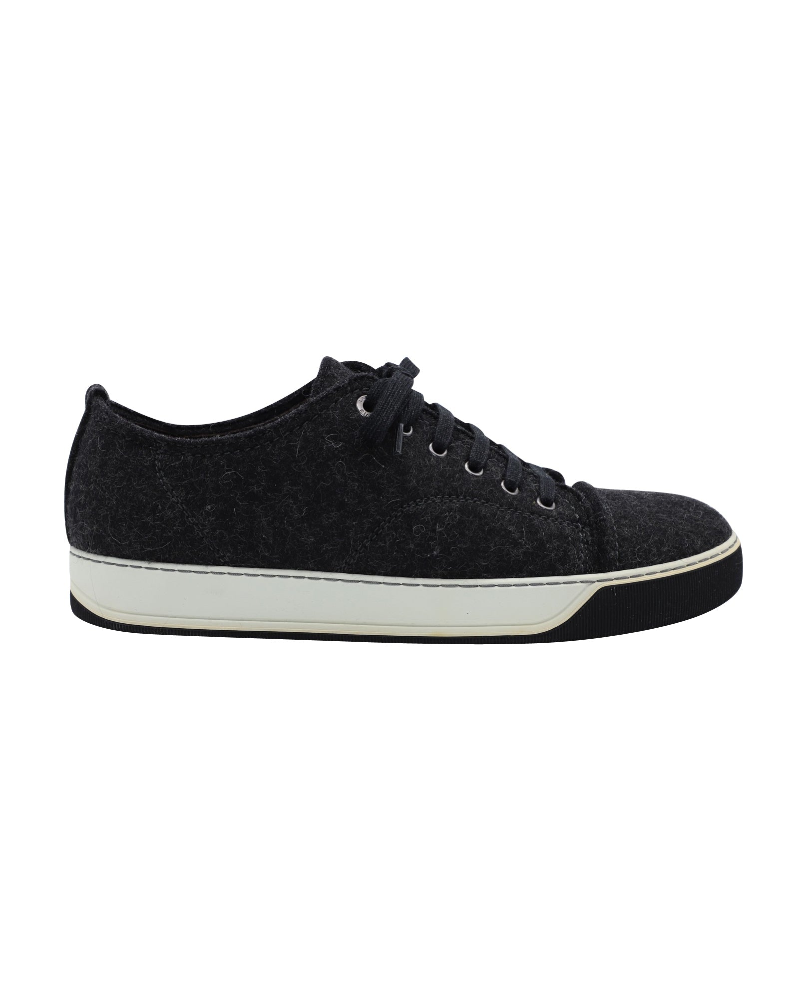 Men's Lanvin DDB1 Sneakers in Black Wool