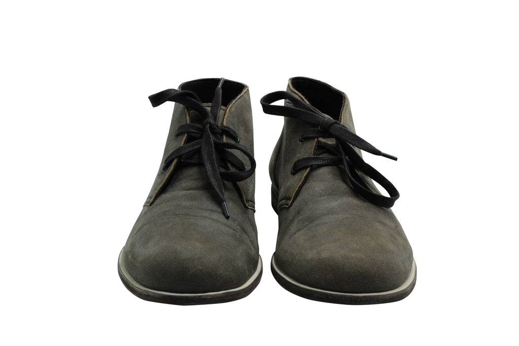 Men's Bottega Veneta Ankle Boots in Grey Suede