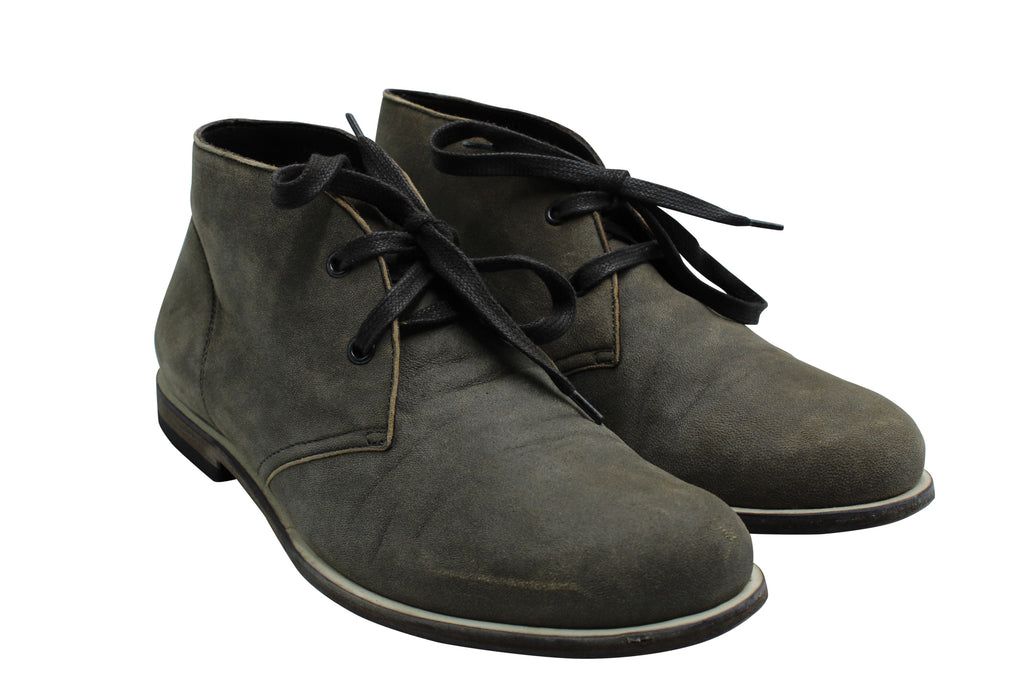 Men's Bottega Veneta Ankle Boots in Grey Suede