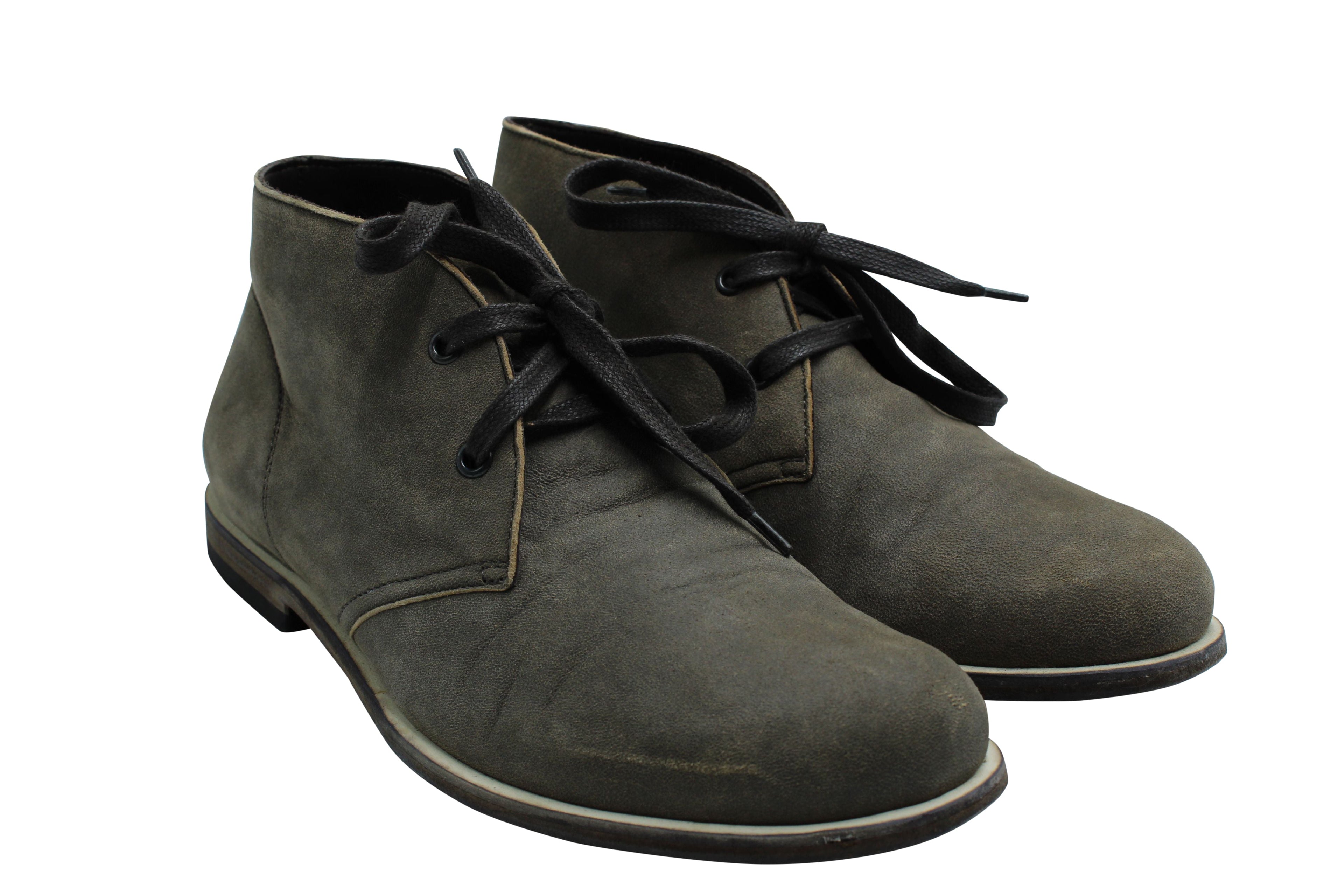 Men's Bottega Veneta Ankle Boots in Grey Suede