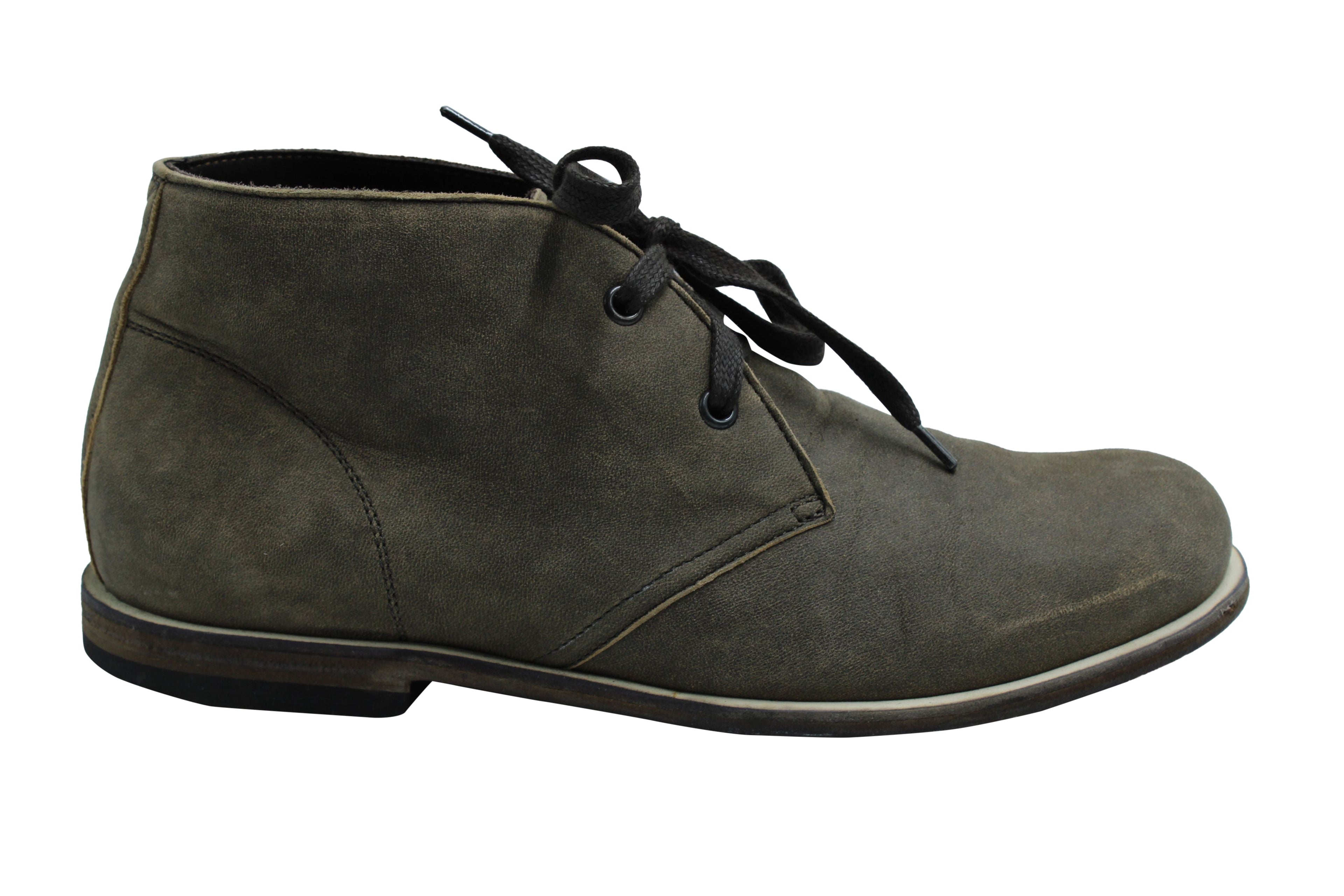 Men's Bottega Veneta Ankle Boots in Grey Suede