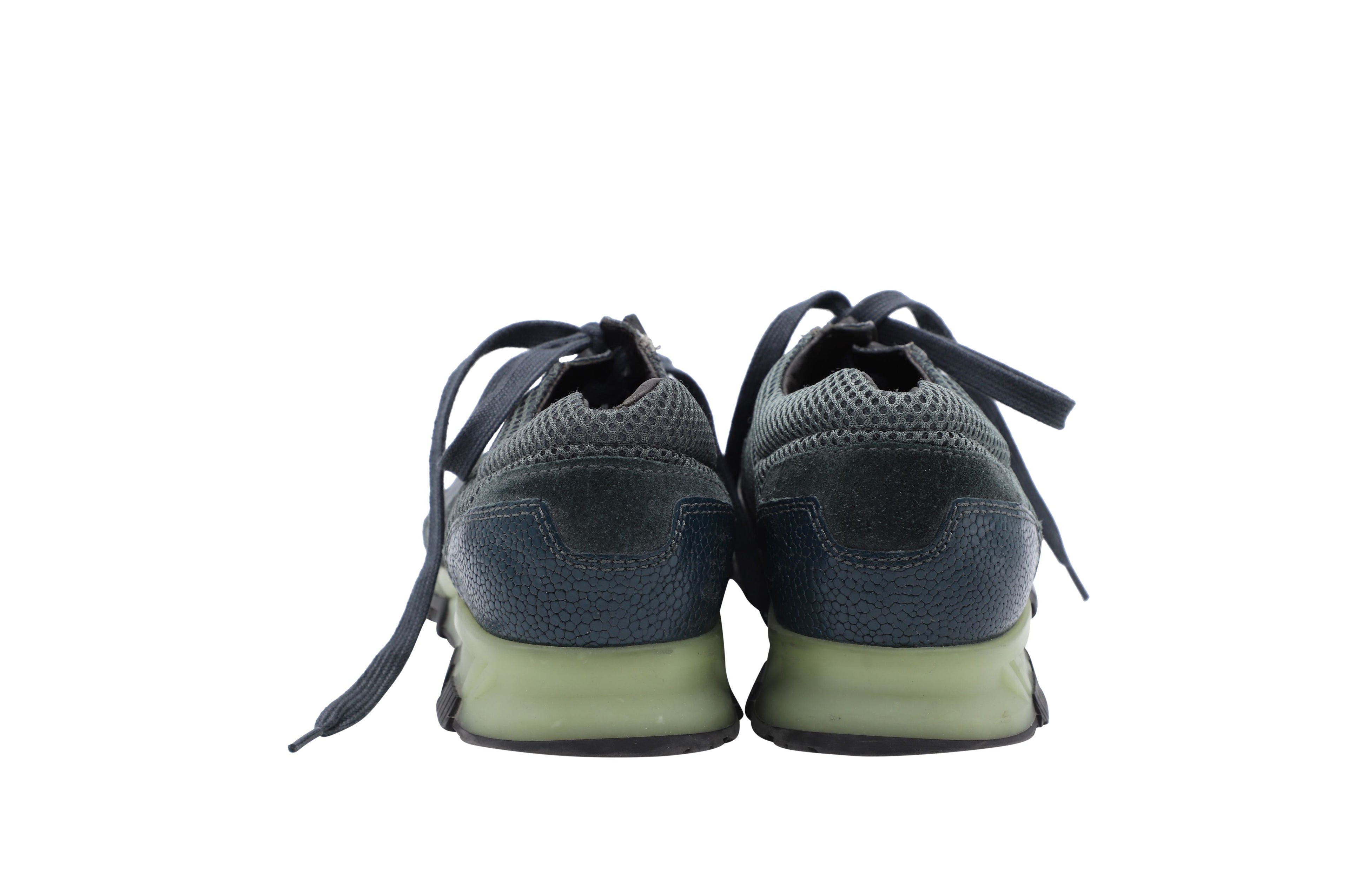 Men's Lanvin Sneakers with Reflector Details in Grey Synthetic