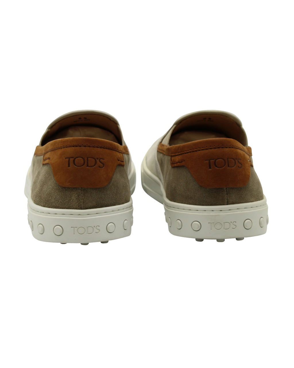 Men's Tod's Slip On Low Top Sneakers in Beige Suede