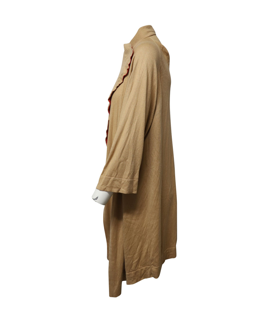 Maxmara Long Knitted igan in Beige Silk