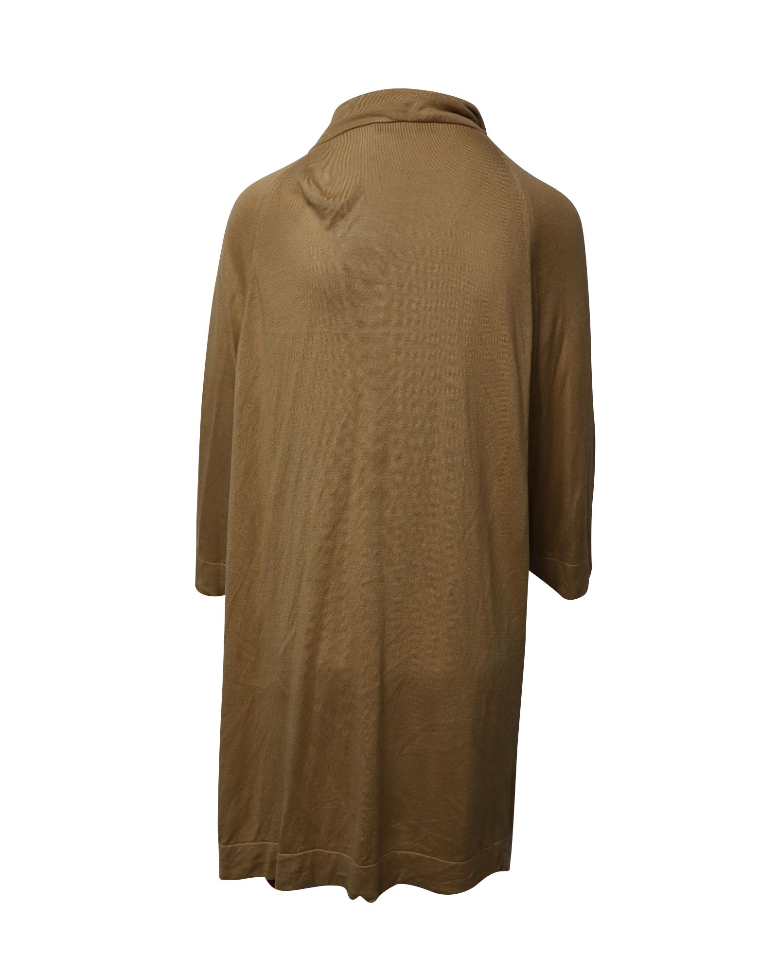 Maxmara Long Knitted igan in Beige Silk