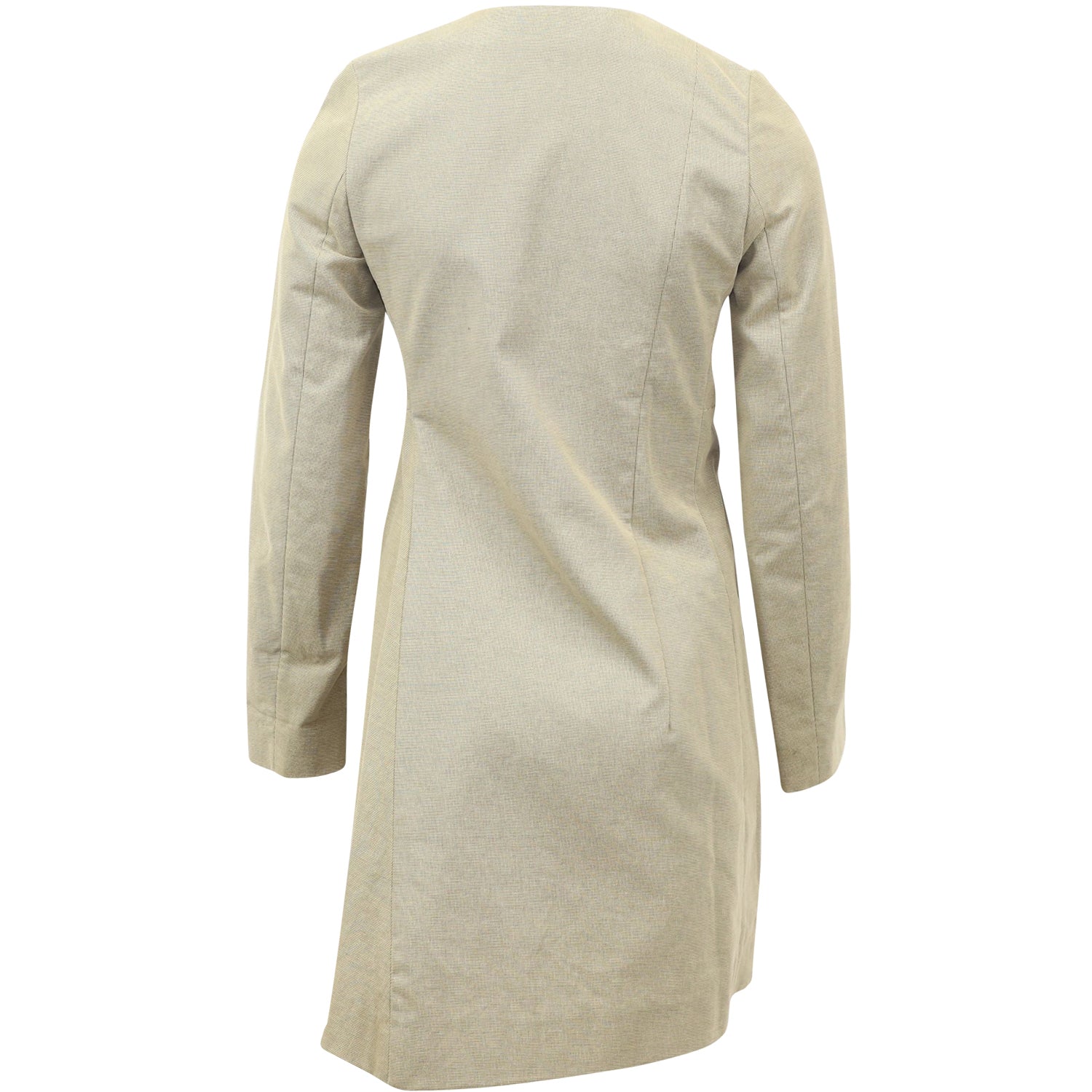 Marni Long Coat in Beige Cotton