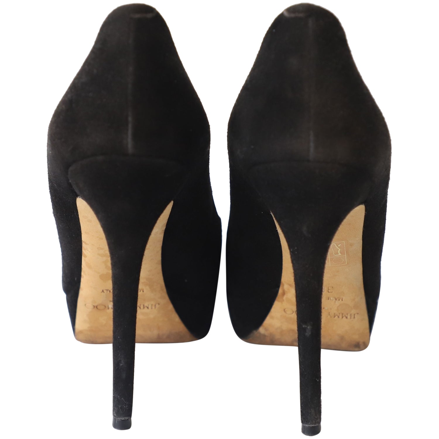 Women's Jimmy Choo Cosmic Platform Pumps in Black Suede