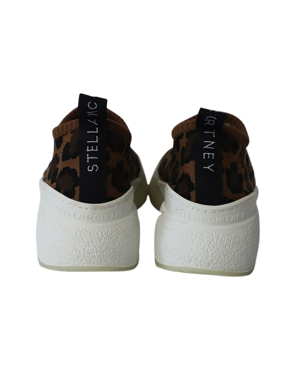 Women's Stella Mccartney Slip-On Sneakers in Leopard Print Jacquard Knit