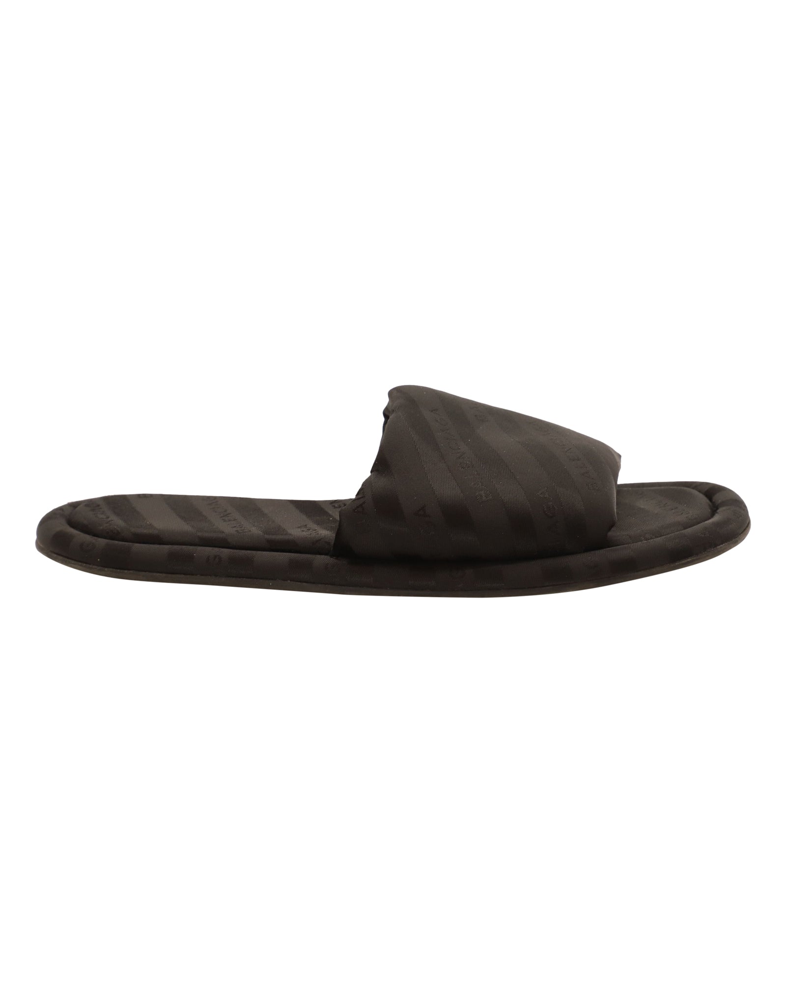 Women's Balenciaga Hotel Line Slides in Black Acrylic