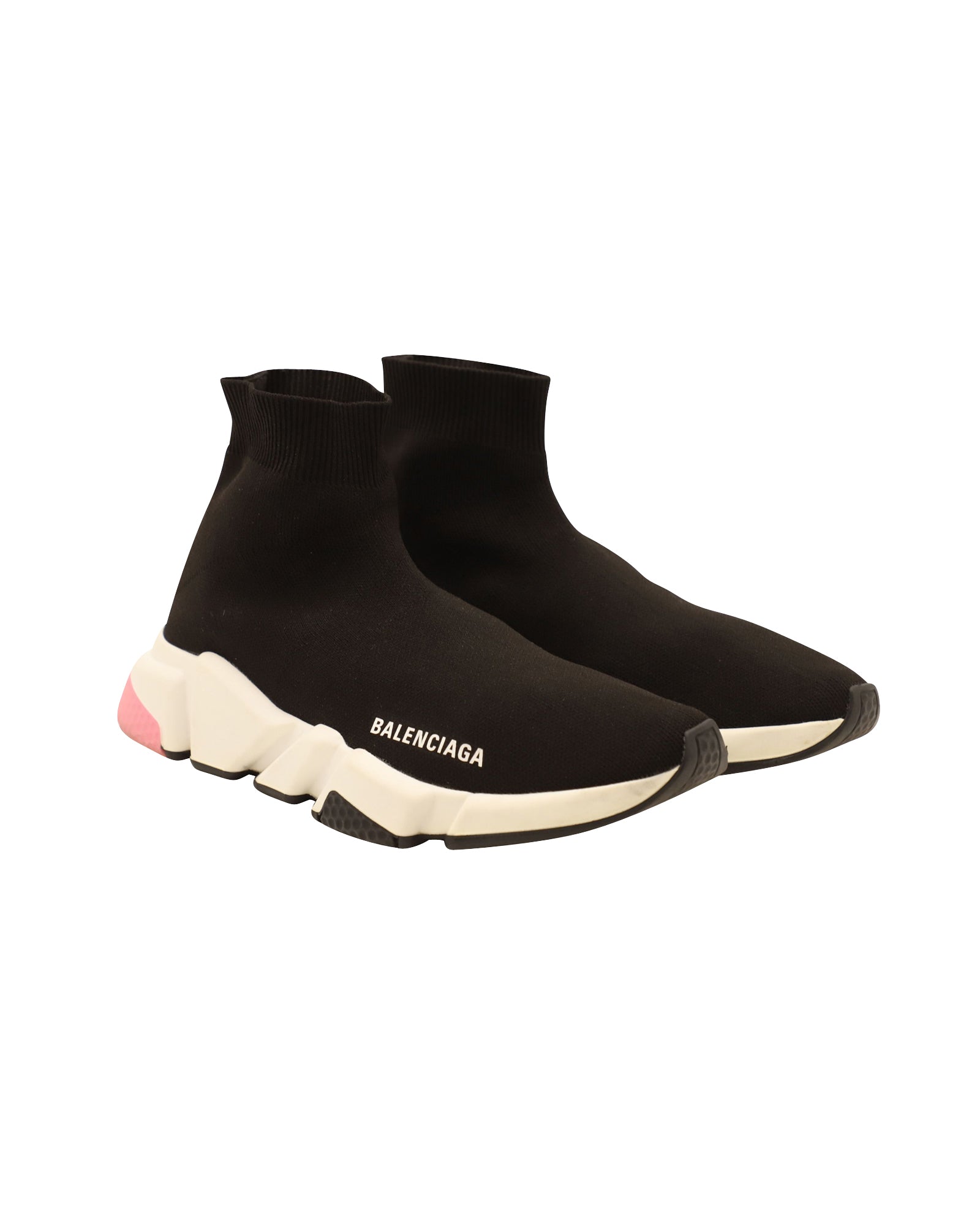 Women's Balenciaga Speed Sneakers in Black Polyester
