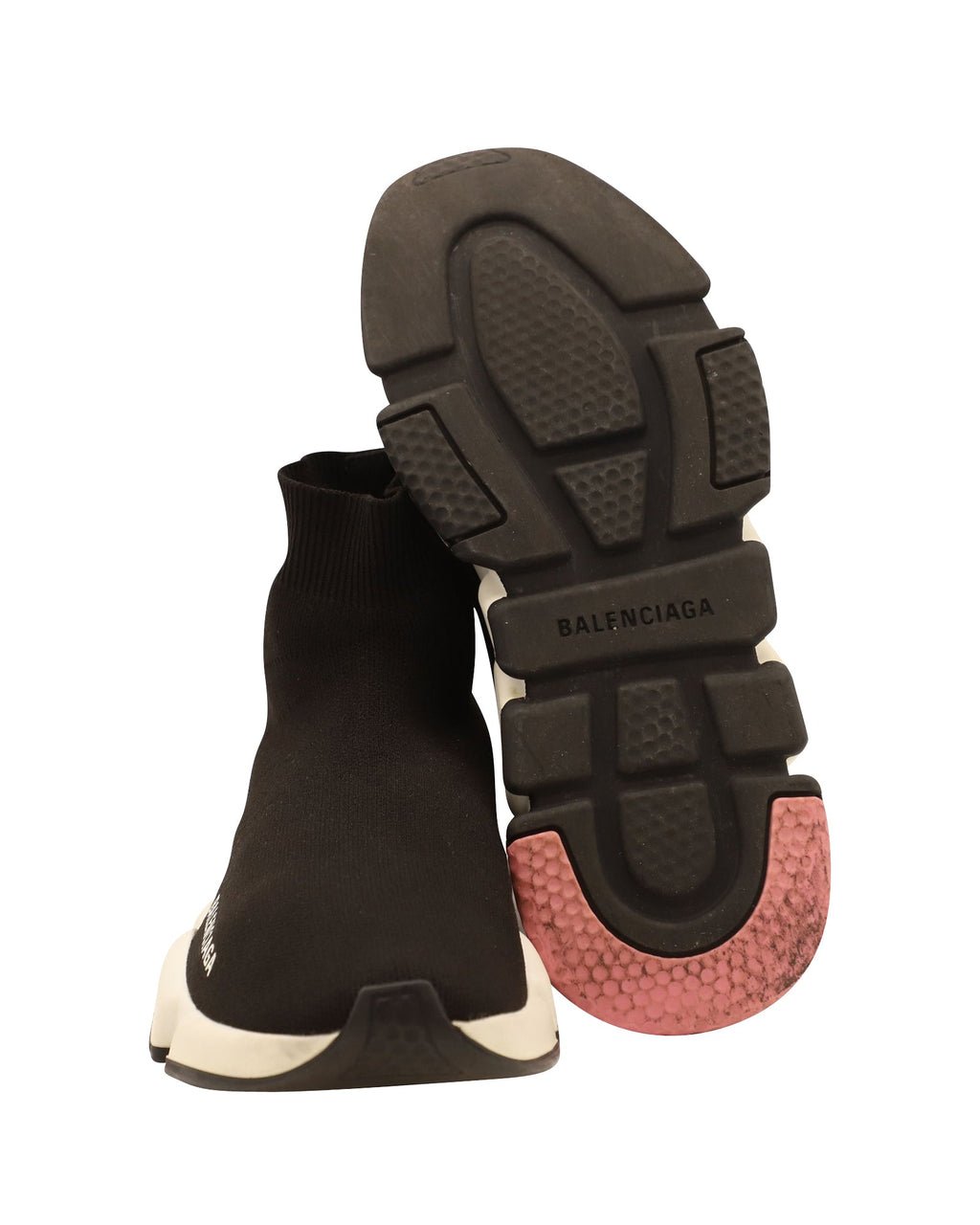 Women's Balenciaga Speed Sneakers in Black Polyester