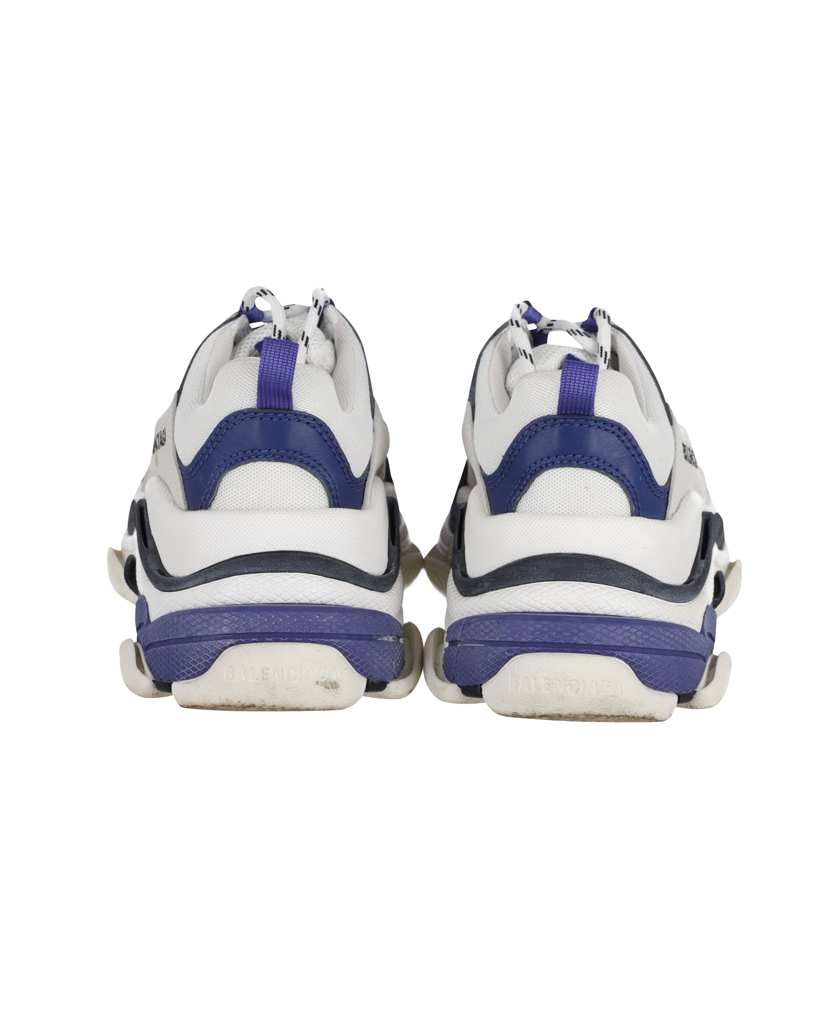 Women's Balenciaga Triple S Sneakers in Grey Polyurethane