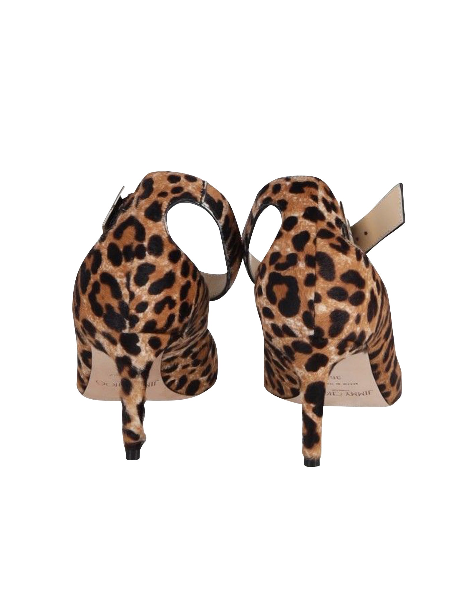 Jimmy Choo Helena 65 Leopard Print Pumps in Calf Hair Leather