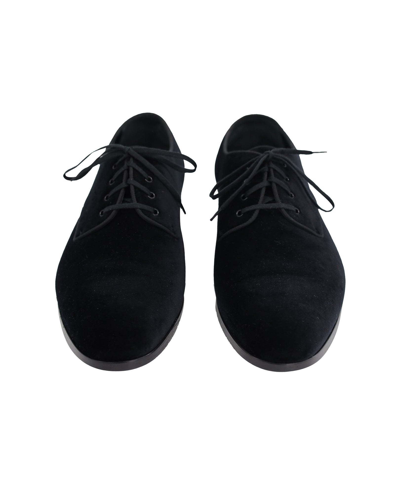 Men's Burberry Lace Up Derby Oxfords in Black Velvet