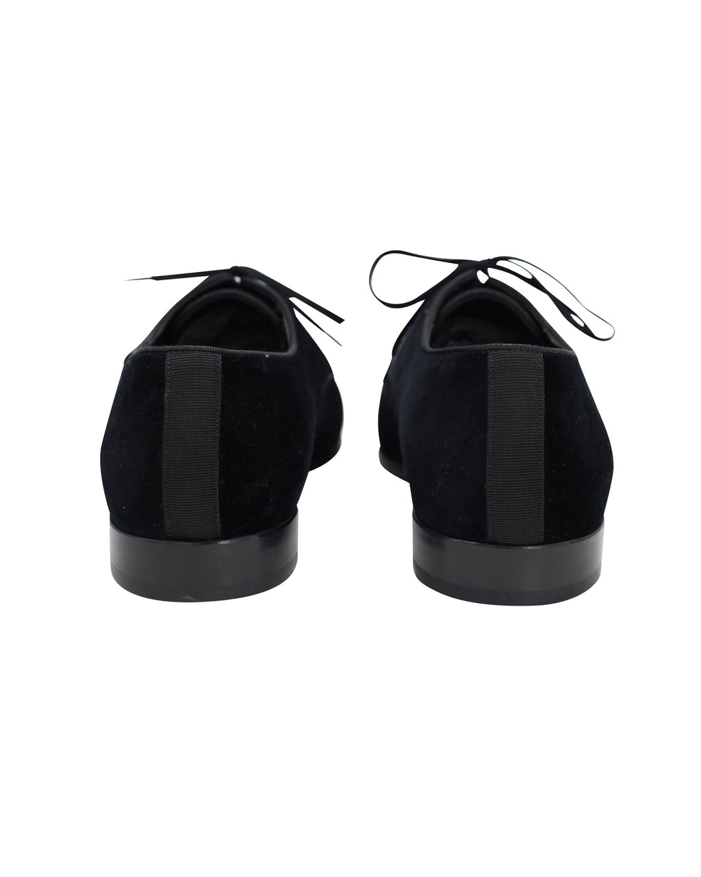 Men's Burberry Lace Up Derby Oxfords in Black Velvet