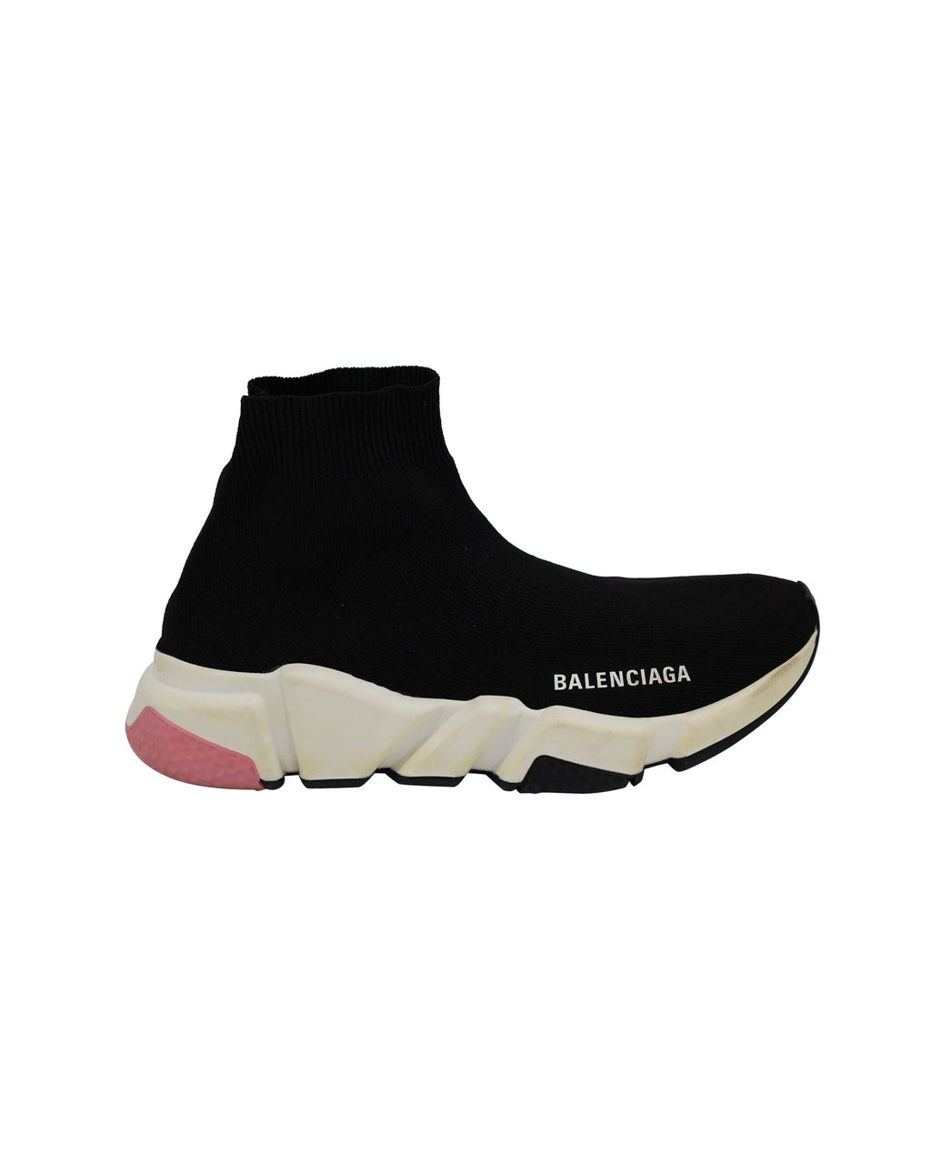 Women's Balenciaga Speed Sock Trainers in Black Knit Polyester