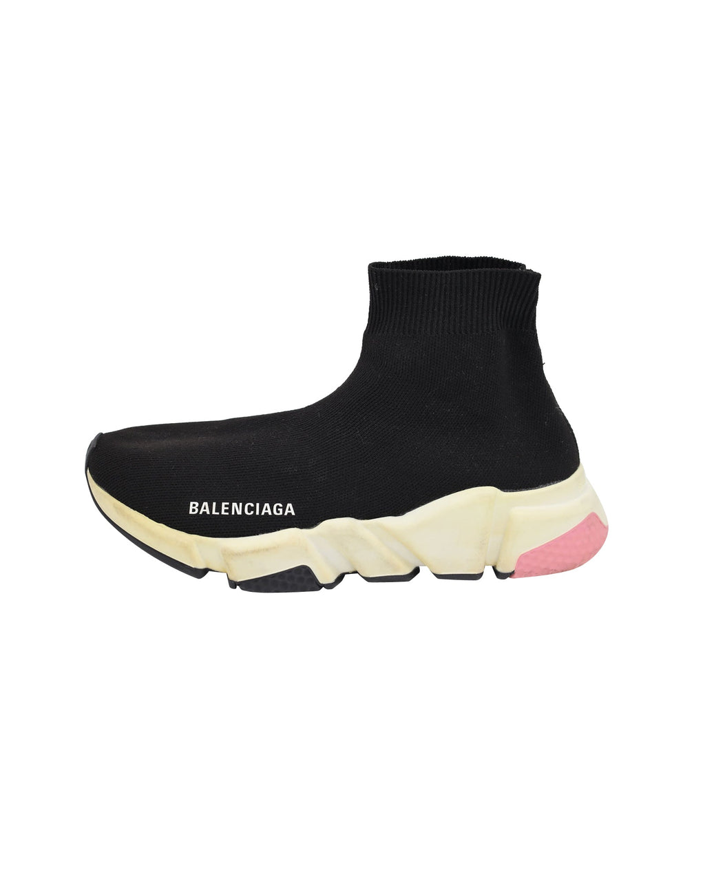 Women's Balenciaga Speed Sock Trainers in Black Knit Polyester