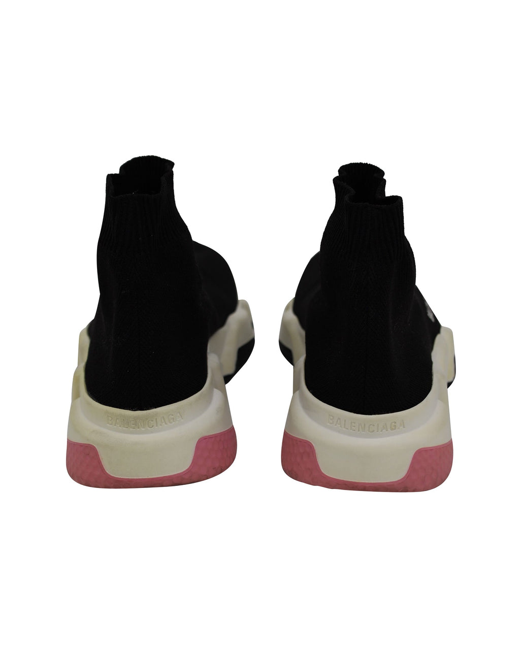 Women's Balenciaga Speed Sock Trainers in Black Knit Polyester
